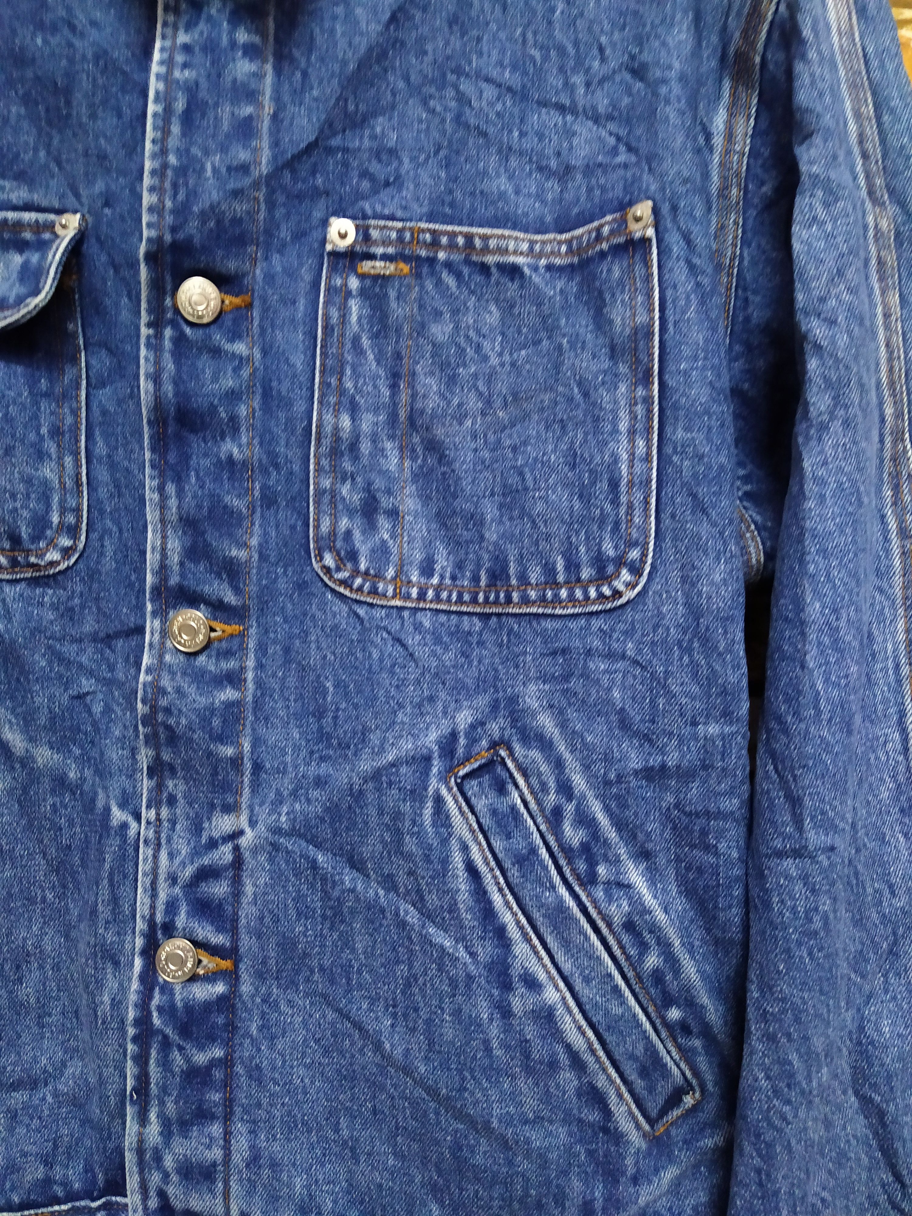 Polo Ralph Lauren 90s POLO SPORT RALPH LAUREN DENIM JACKET BIG FLAG (B828) Size US XL / EU 56 / 4 - 8 Thumbnail
