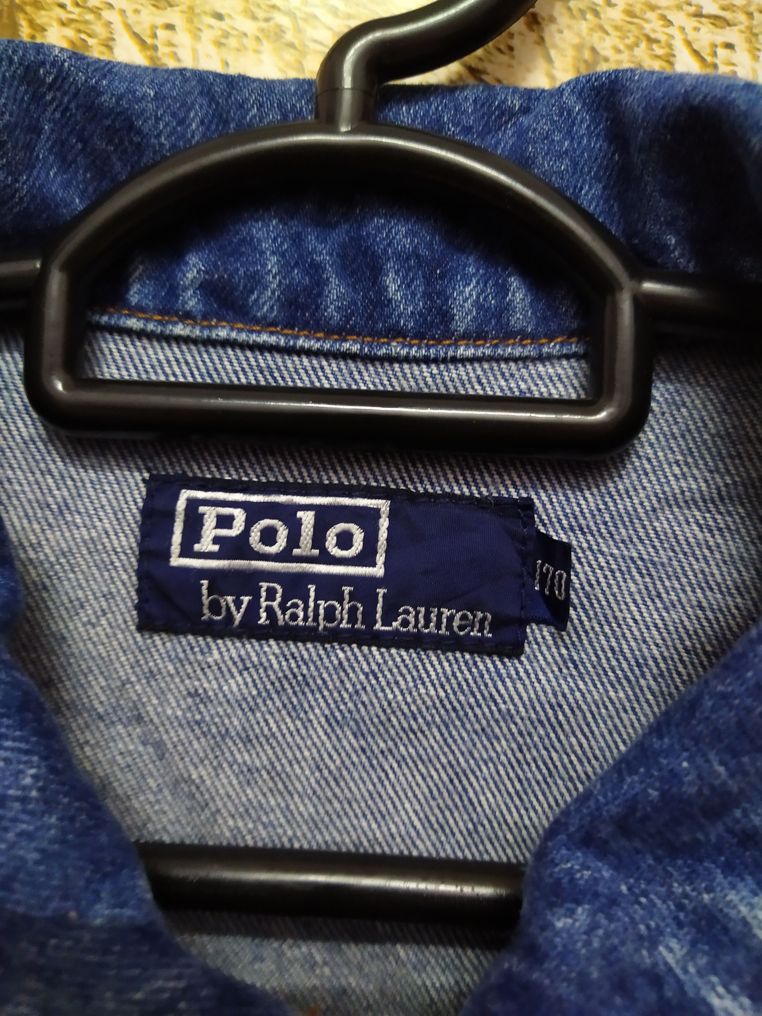 Polo Ralph Lauren 90s POLO SPORT RALPH LAUREN DENIM JACKET BIG FLAG (B828) Size US XL / EU 56 / 4 - 9 Thumbnail