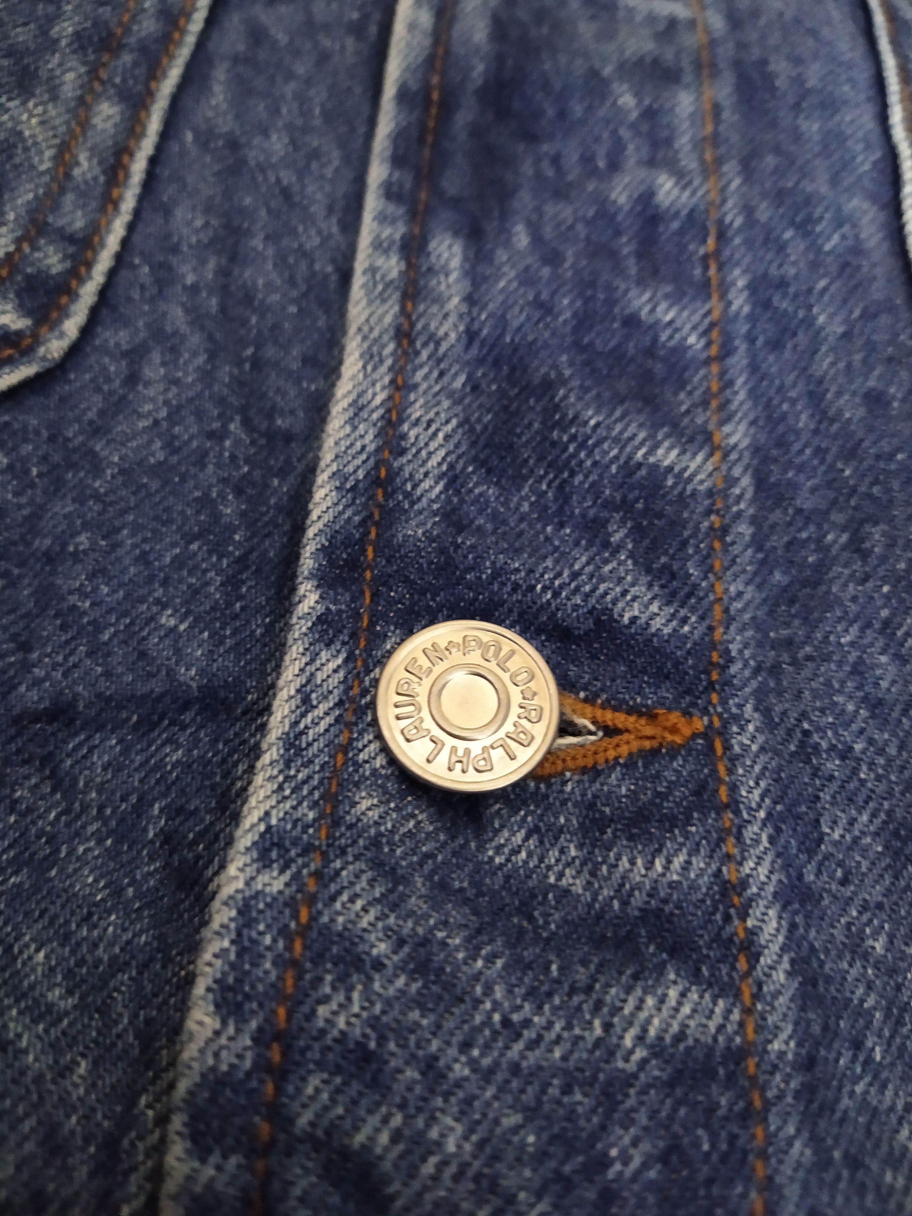 Polo Ralph Lauren 90s POLO SPORT RALPH LAUREN DENIM JACKET BIG FLAG (B828) Size US XL / EU 56 / 4 - 10 Thumbnail