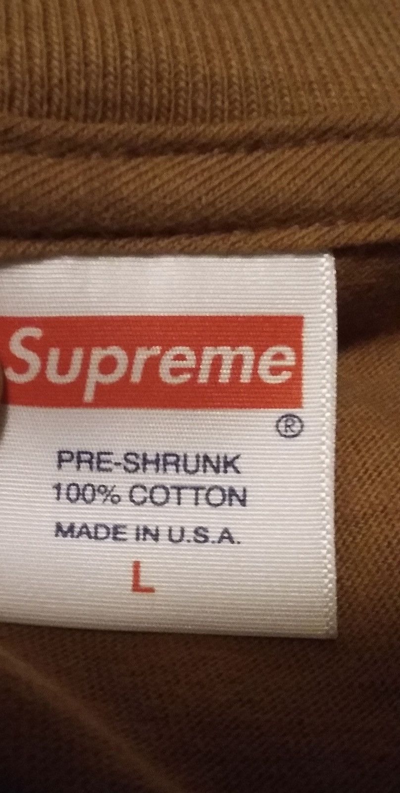 Supreme Supreme Dream tee size L brown Size US L / EU 52-54 / 3 - 3 Thumbnail