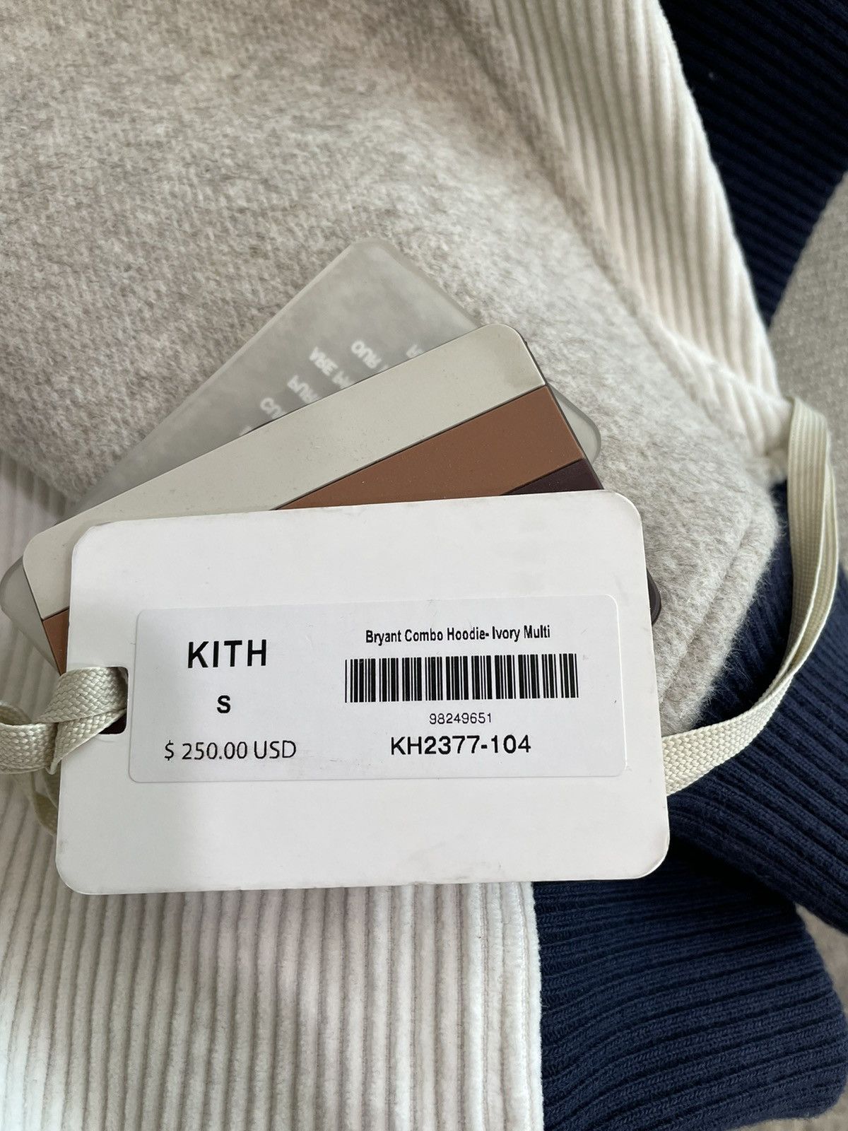 Kith Kith Bryant Combo Hoodie Ivory/Multi (FW19) Size US M / EU 48-50 / 2 - 6 Thumbnail