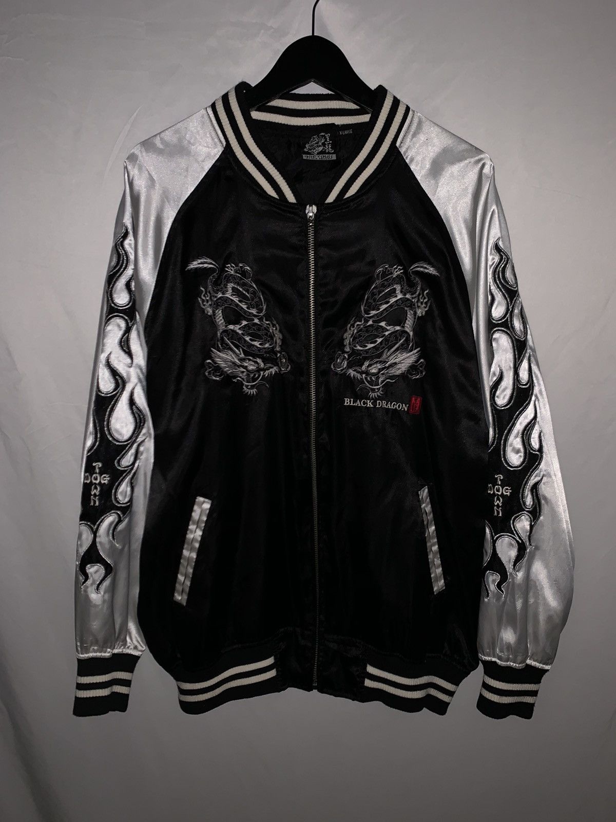 Dogtown Dogtown Black Dragon Bomber Jacket Grailed