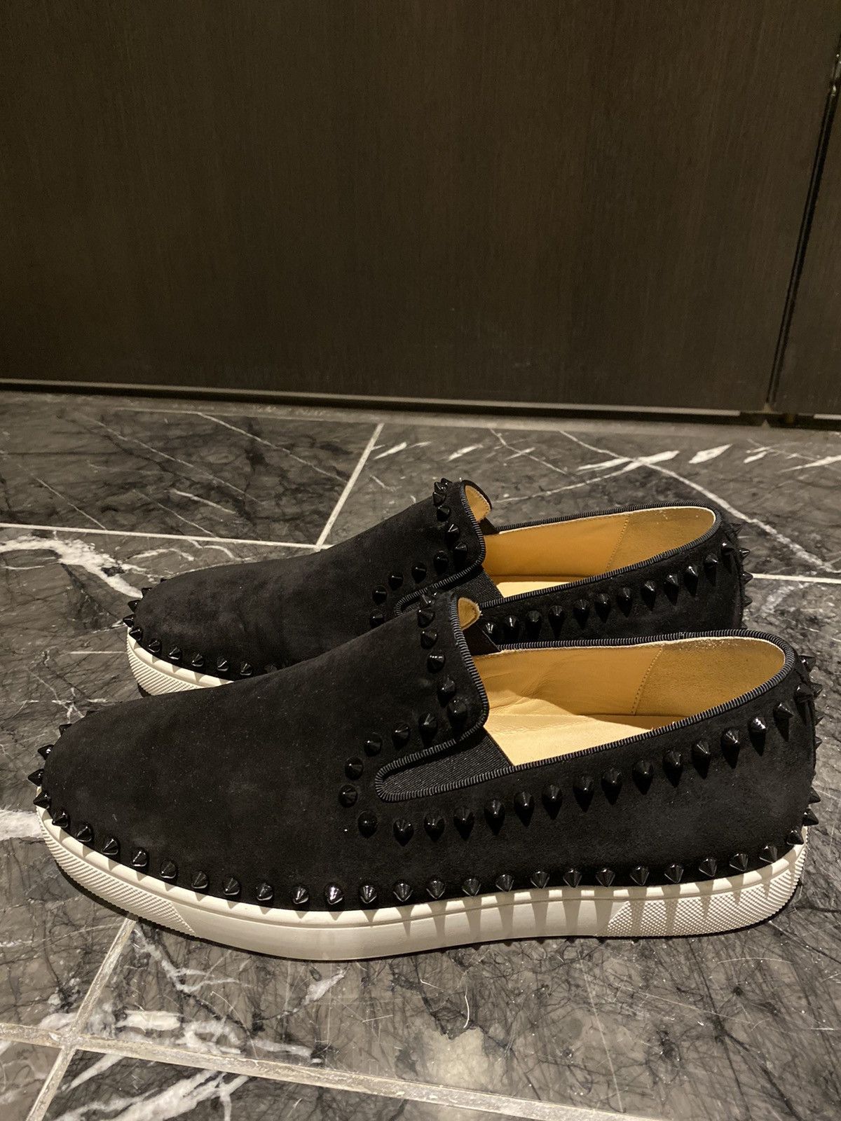 Christian Louboutin Christian Louboutin Roller Boat Black Grailed