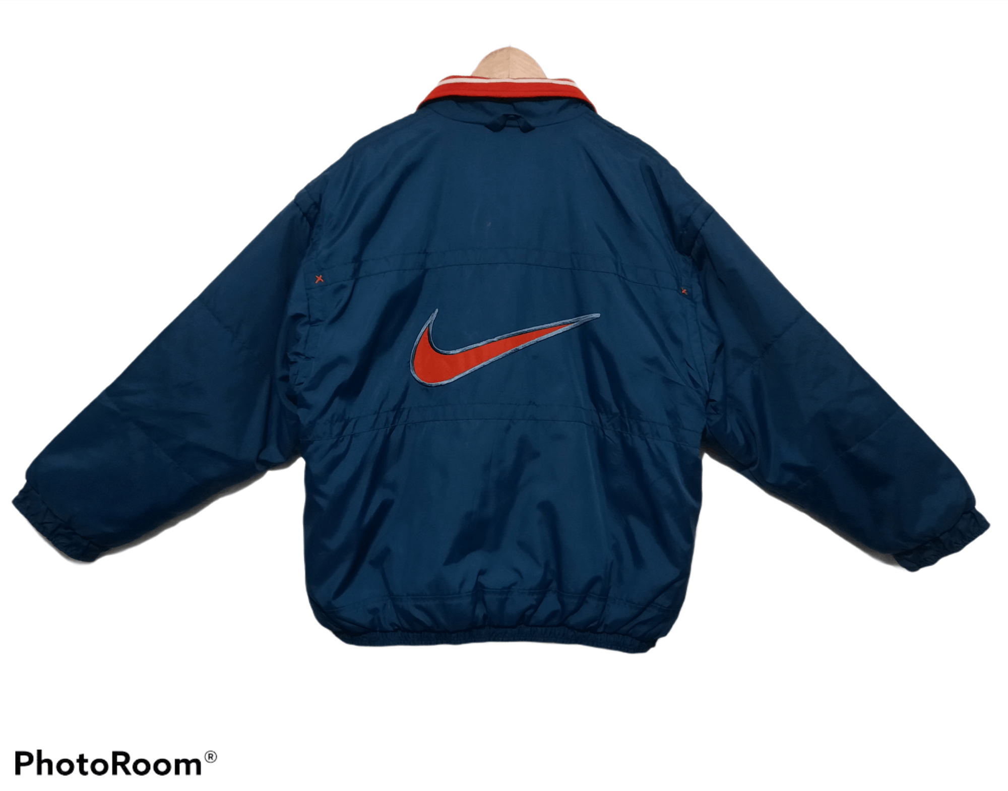 Vintage 90s Nike Reversible Puffer Winter Jacket Size Men's XXL