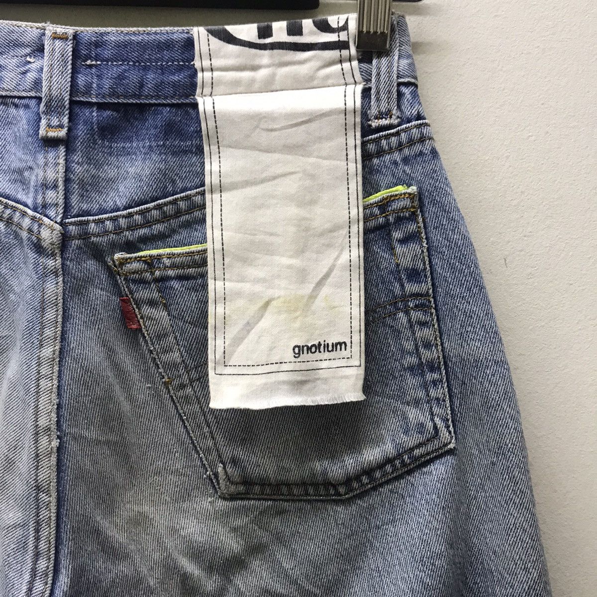 Levi's Gnotium X Levis 501 Distressed Denim Vintage Limited madeUSA Size US 27 - 1 Thumbnail
