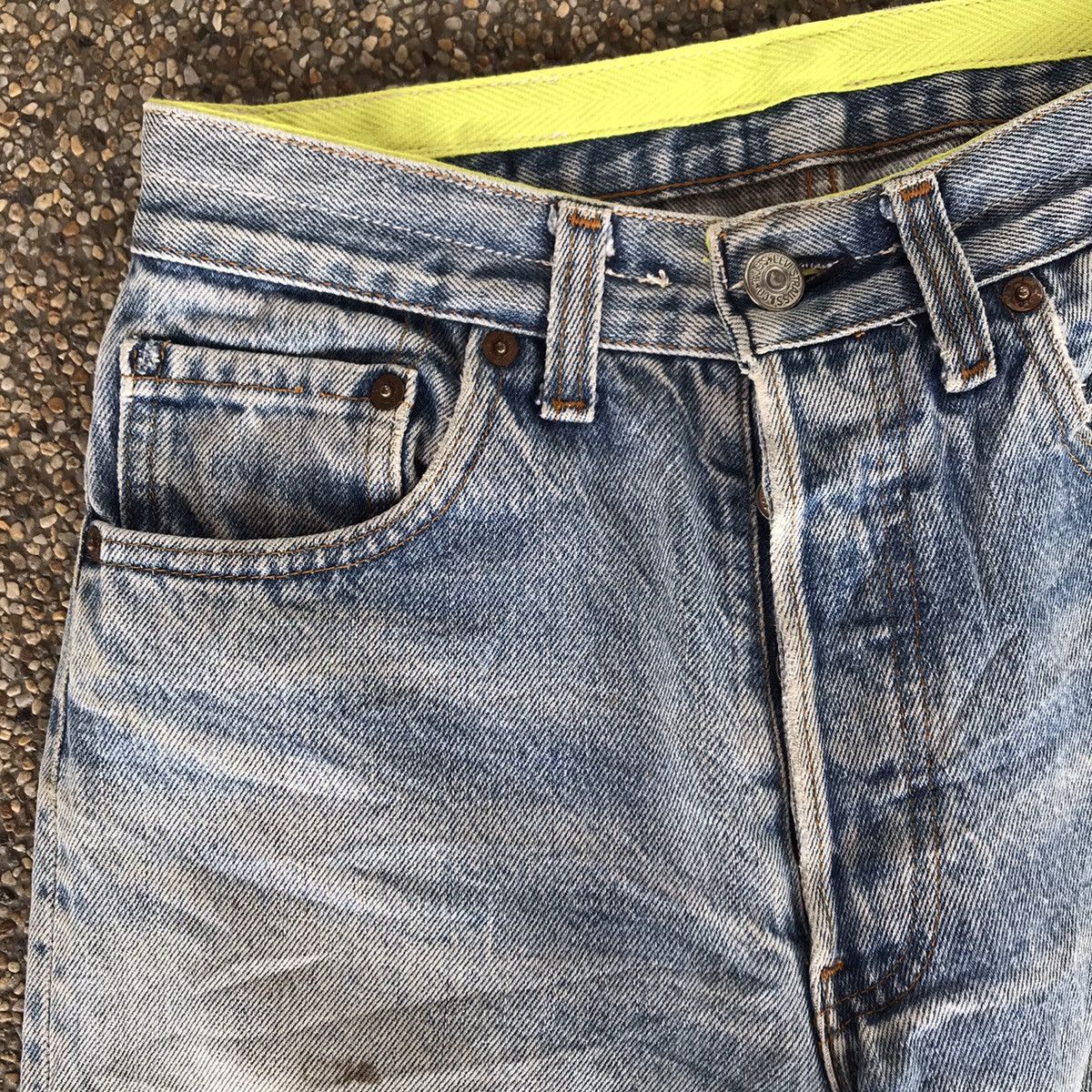 Levi's Gnotium X Levis 501 Distressed Denim Vintage Limited madeUSA Size US 27 - 6 Thumbnail