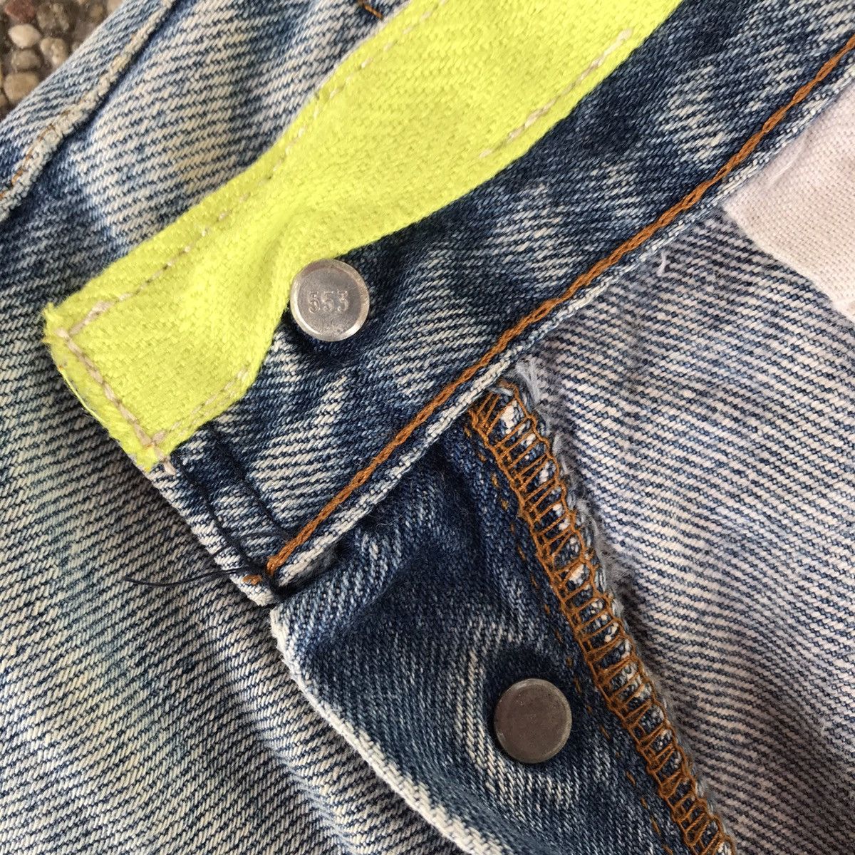 Levi's Gnotium X Levis 501 Distressed Denim Vintage Limited madeUSA Size US 27 - 13 Thumbnail