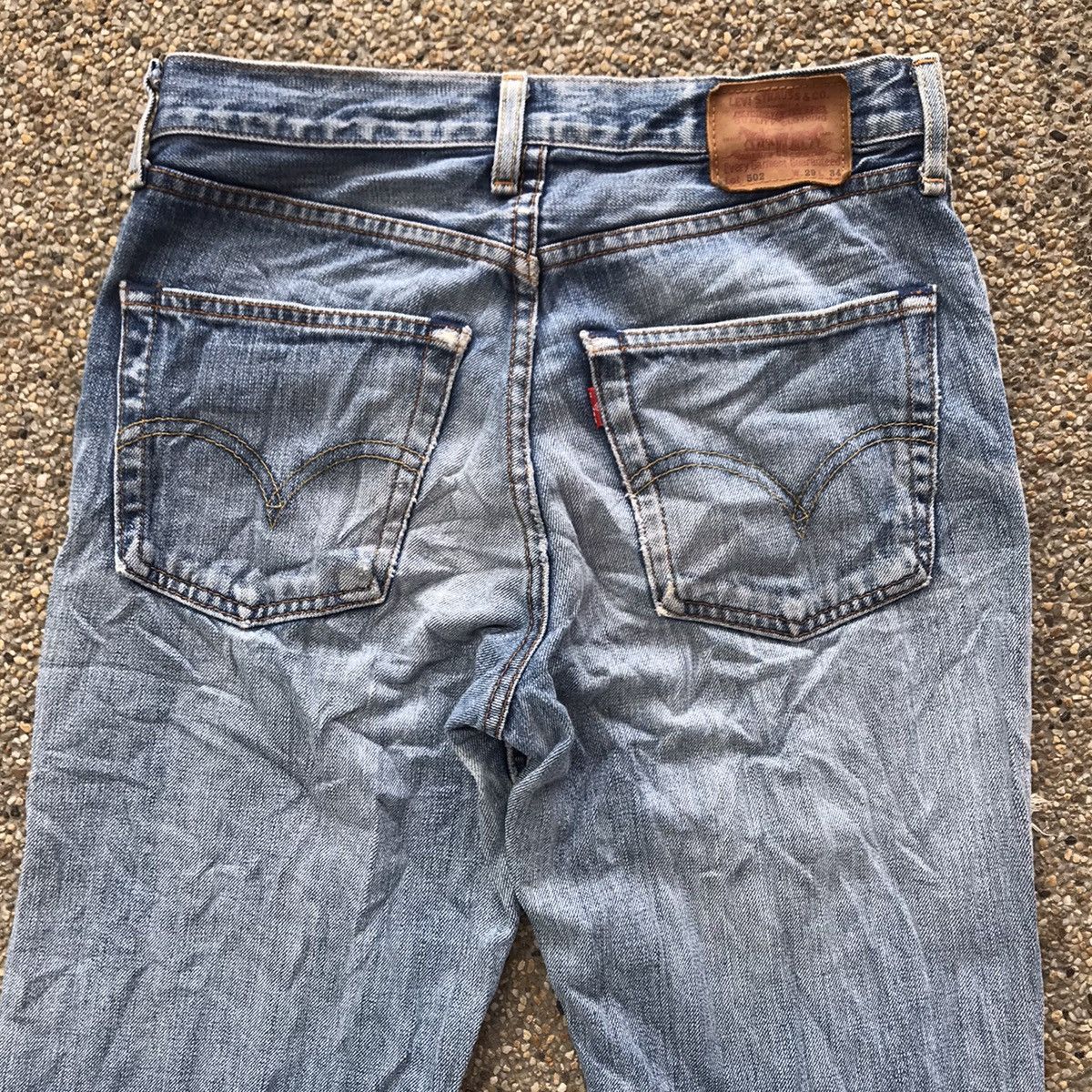 Levi's Vintage Levis 502 Distressed Denim Jeans Made in Japan Size US 29 - 14 Thumbnail