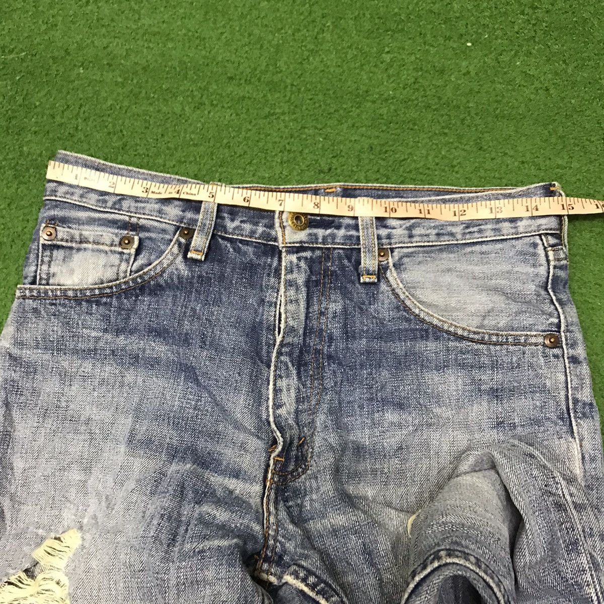 Levi's Vintage Levis 502 Distressed Denim Jeans Made in Japan Size US 29 - 23 Thumbnail