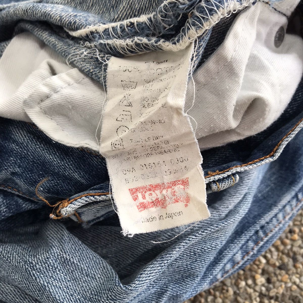 Levi's Vintage Levis 502 Distressed Denim Jeans Made in Japan Size US 29 - 22 Thumbnail