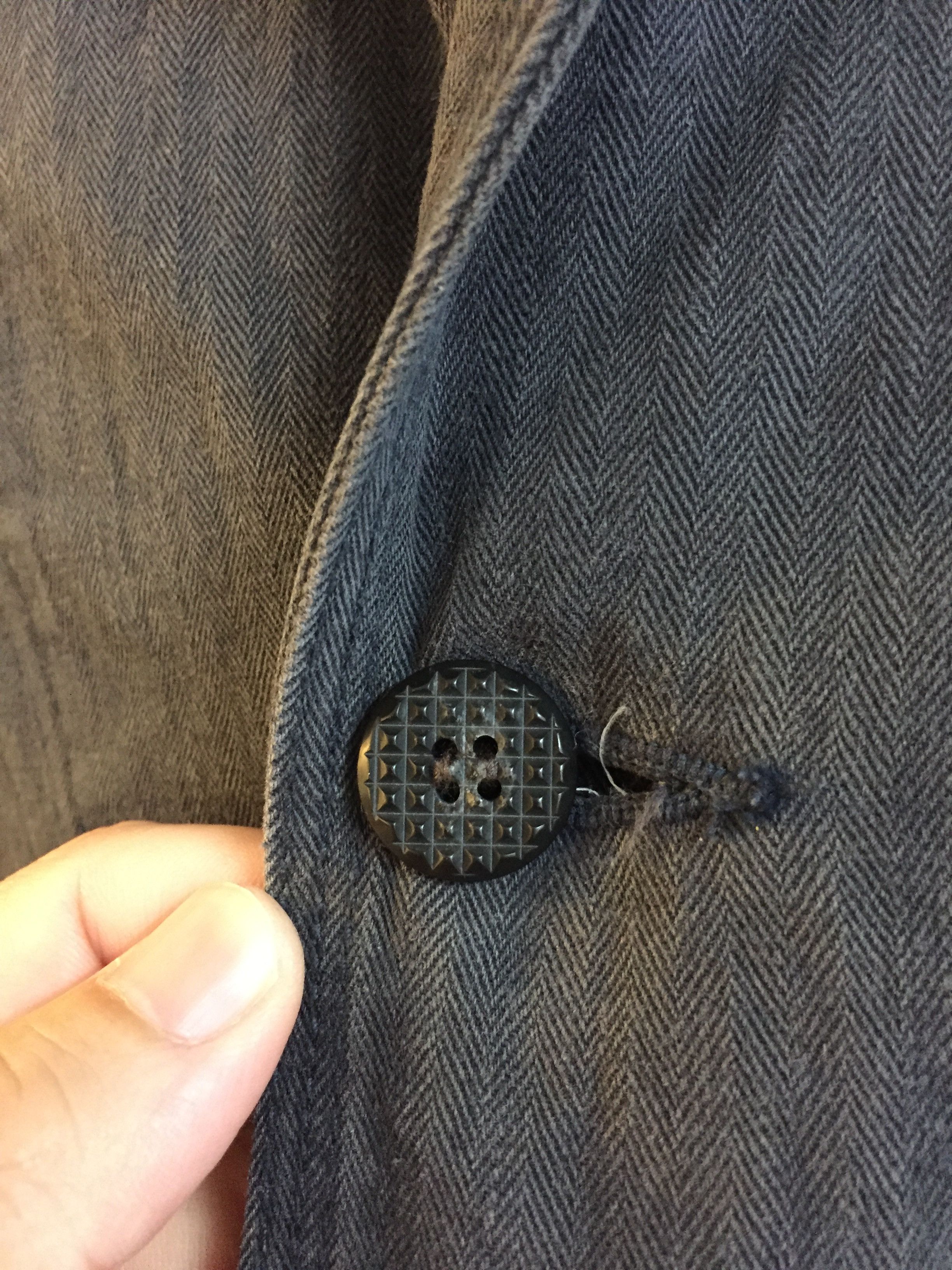 PHENOMENON AW12 Phenomenon “NOSTALGIA” herringbone worker parka Size US M / EU 48-50 / 2 - 9 Thumbnail