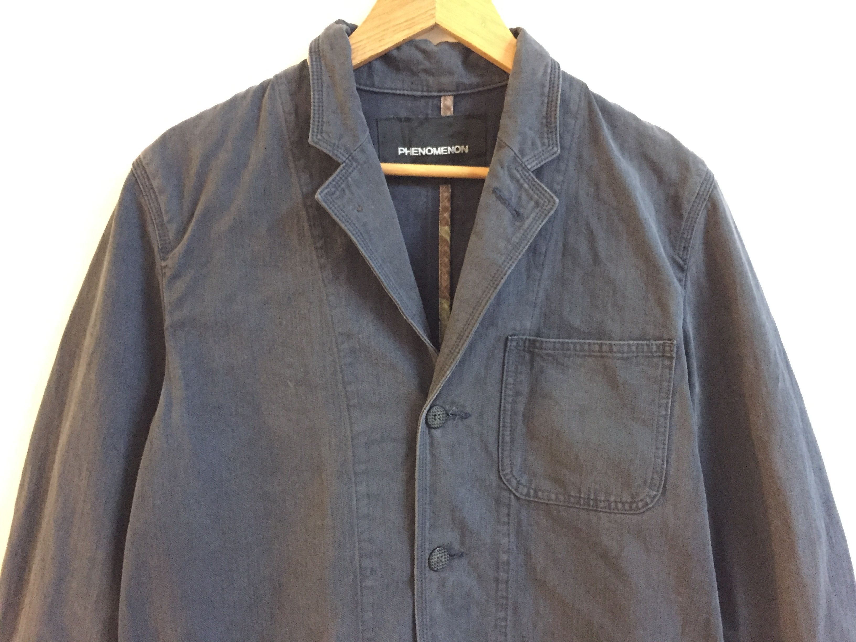 PHENOMENON AW12 Phenomenon “NOSTALGIA” herringbone worker parka Size US M / EU 48-50 / 2 - 4 Thumbnail