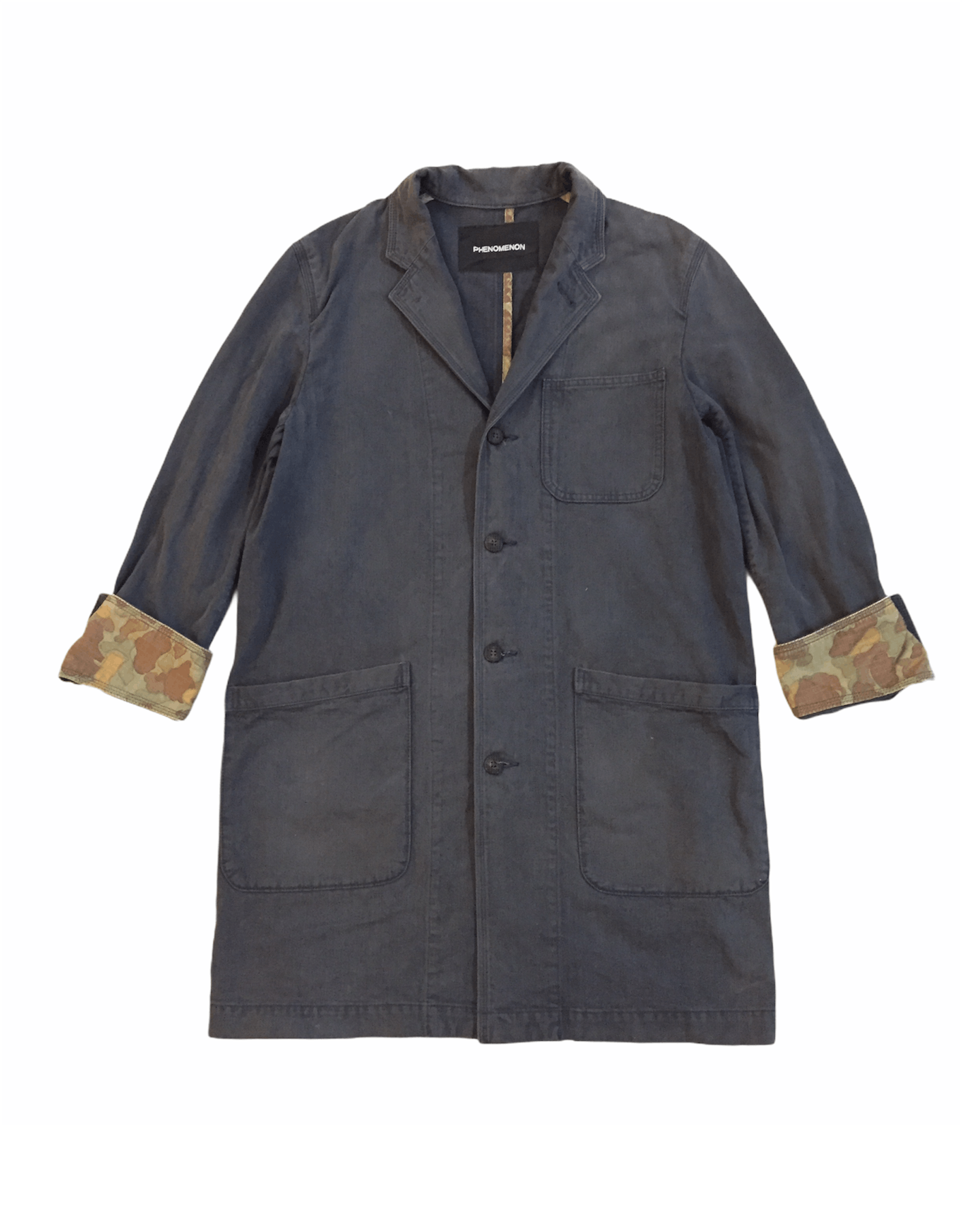 PHENOMENON AW12 Phenomenon “NOSTALGIA” herringbone worker parka Size US M / EU 48-50 / 2 - 2 Thumbnail
