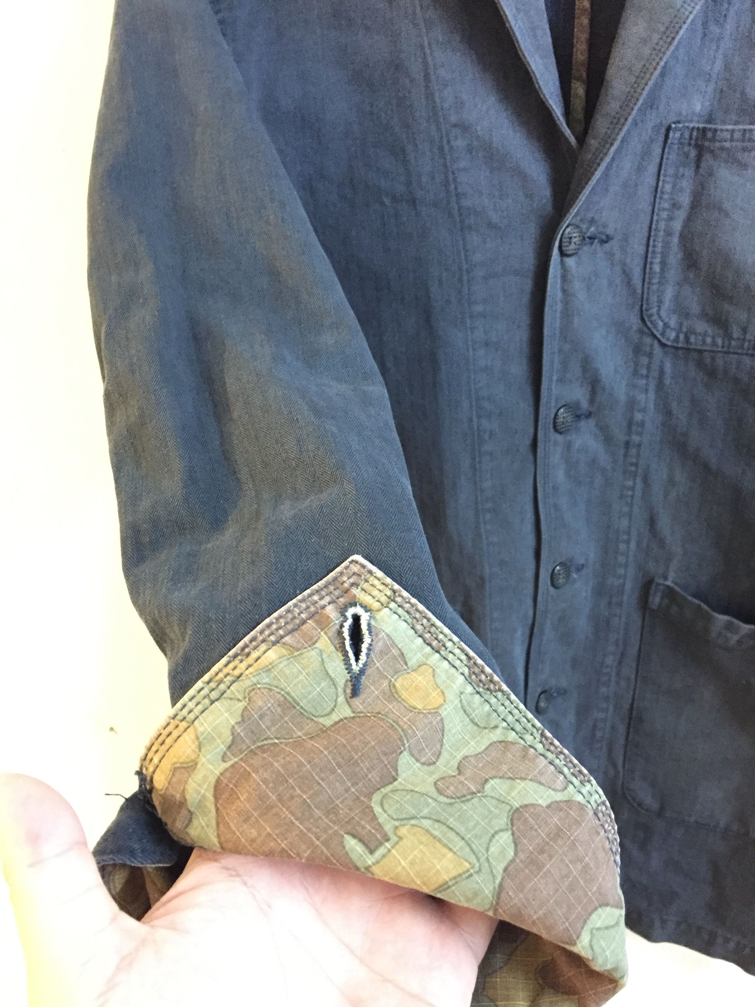PHENOMENON AW12 Phenomenon “NOSTALGIA” herringbone worker parka Size US M / EU 48-50 / 2 - 7 Thumbnail
