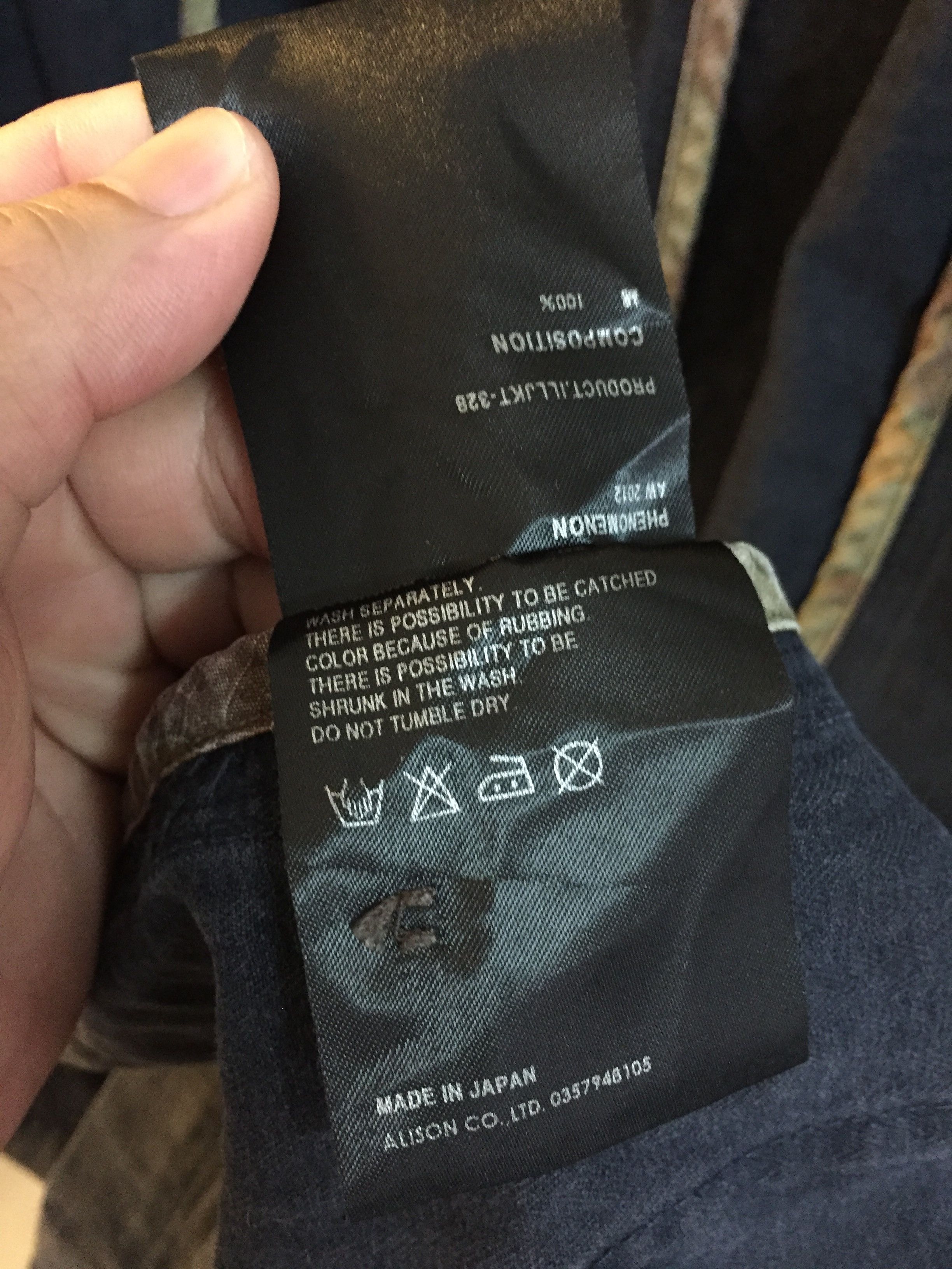PHENOMENON AW12 Phenomenon “NOSTALGIA” herringbone worker parka Size US M / EU 48-50 / 2 - 15 Thumbnail