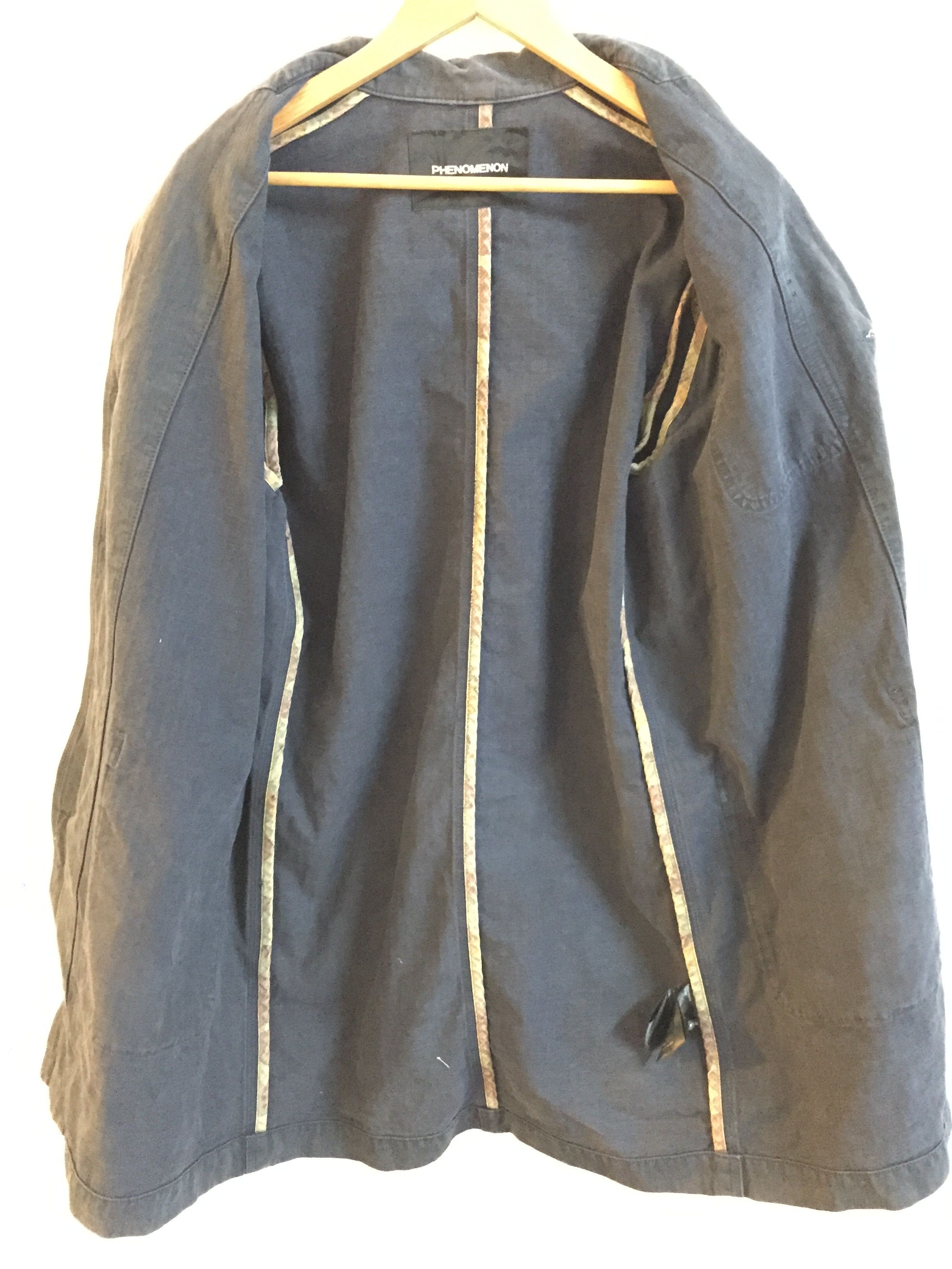 PHENOMENON AW12 Phenomenon “NOSTALGIA” herringbone worker parka Size US M / EU 48-50 / 2 - 11 Thumbnail