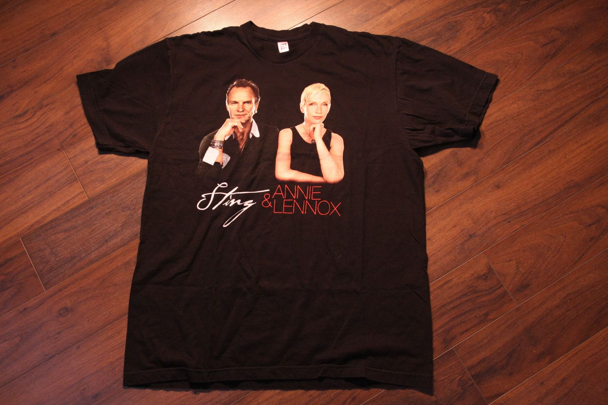 Vintage STING / ANNIE LENNOX T SHIRT 2004 SACRED LOVE TOUR Size US XL / EU 56 / 4 - 1 Thumbnail