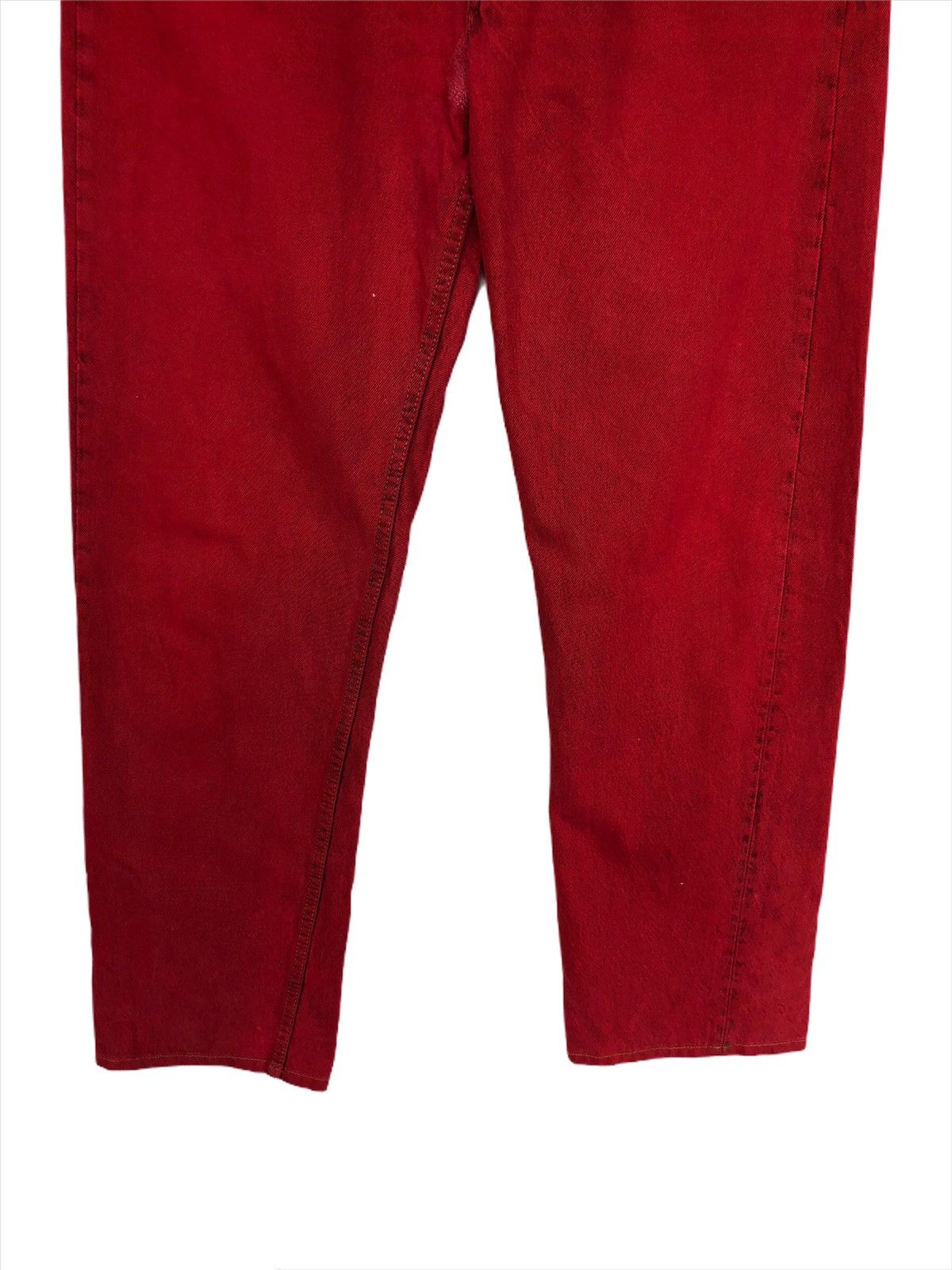 Levi's Vintage Clothing RARE🔥80s Levis 501 🇺🇸 Grunge Kurt Cobain Red Denim Size US 33 - 6 Thumbnail