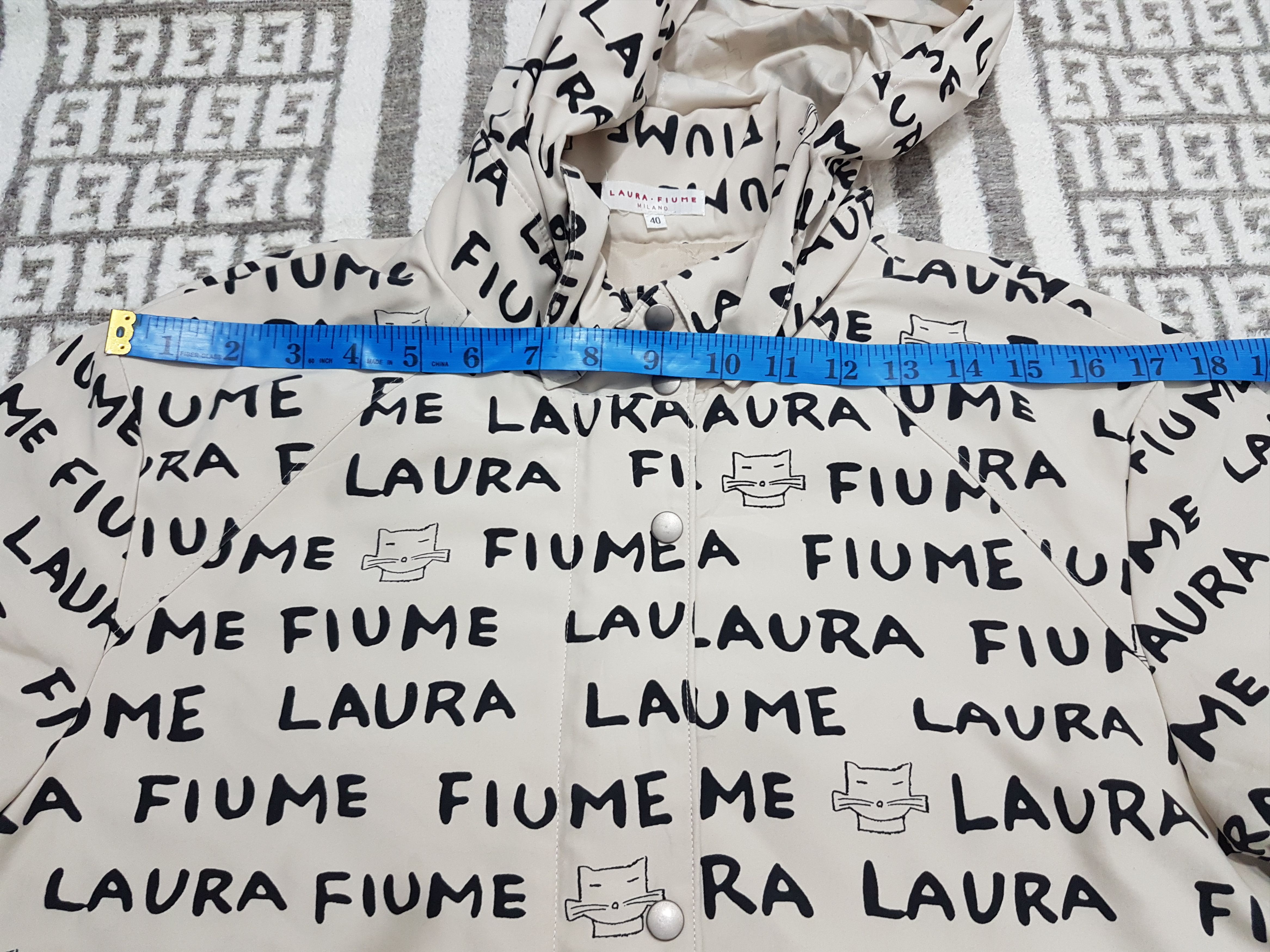 Art Comes First 2000'S Laura Fiume Spellout Logo Jacket Size US S / EU 44-46 / 1 - 13 Thumbnail