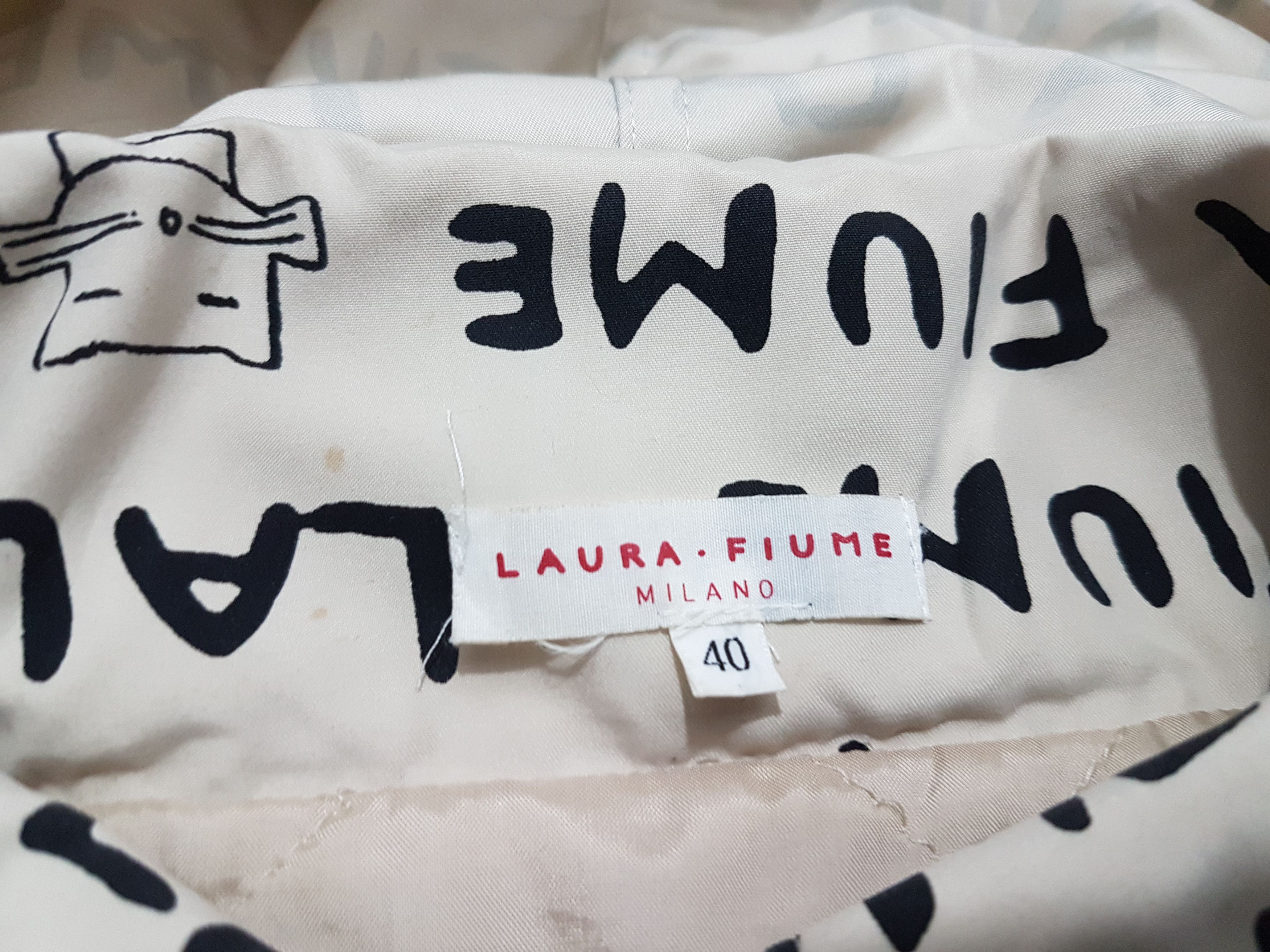 Art Comes First 2000'S Laura Fiume Spellout Logo Jacket Size US S / EU 44-46 / 1 - 4 Thumbnail