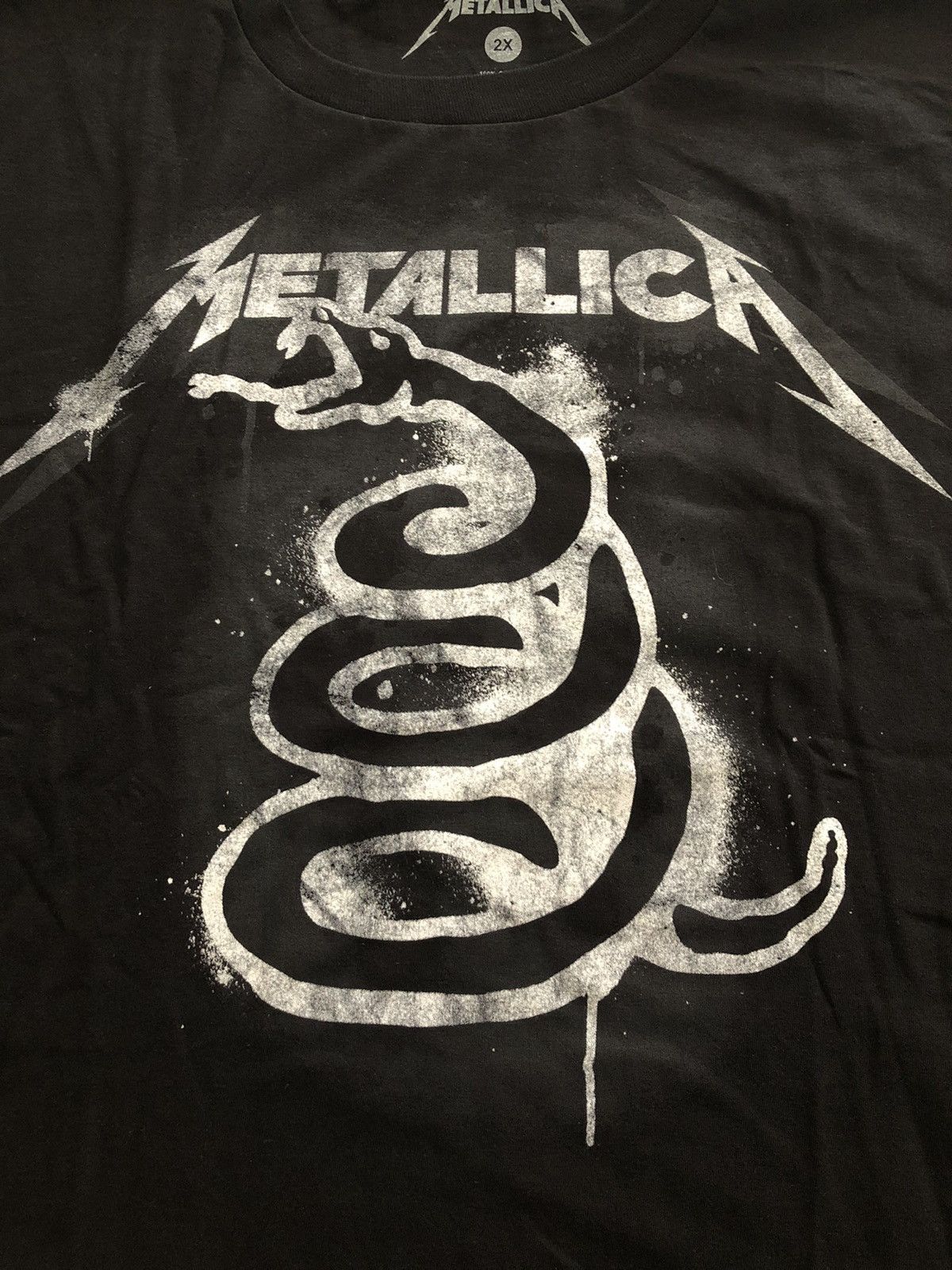 Band Tees × Metallica Metallica Pushead Snake Black Tee Shirt Size XS Size US XS / EU 42 / 0 - 2 Thumbnail