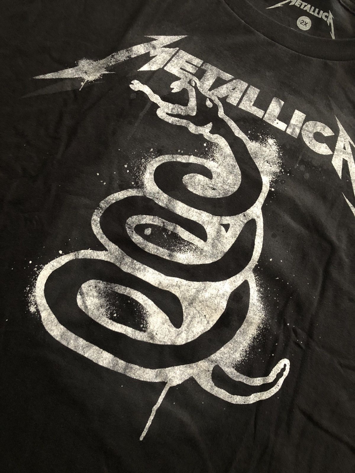 Band Tees × Metallica Metallica Pushead Snake Black Tee Shirt Size XS Size US XS / EU 42 / 0 - 4 Thumbnail