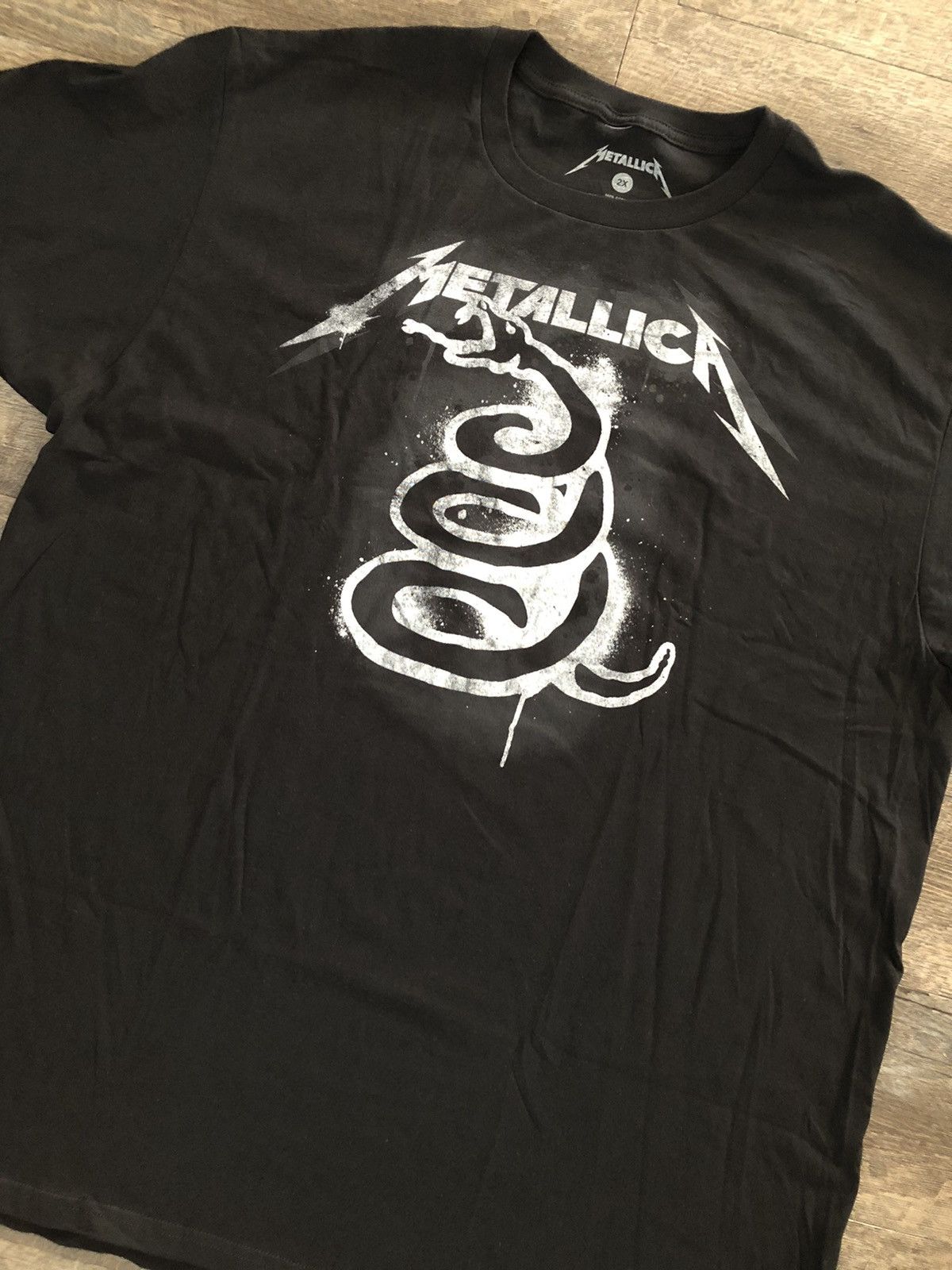 Band Tees × Metallica Metallica Pushead Snake Black Tee Shirt Size XS Size US XS / EU 42 / 0 - 3 Thumbnail