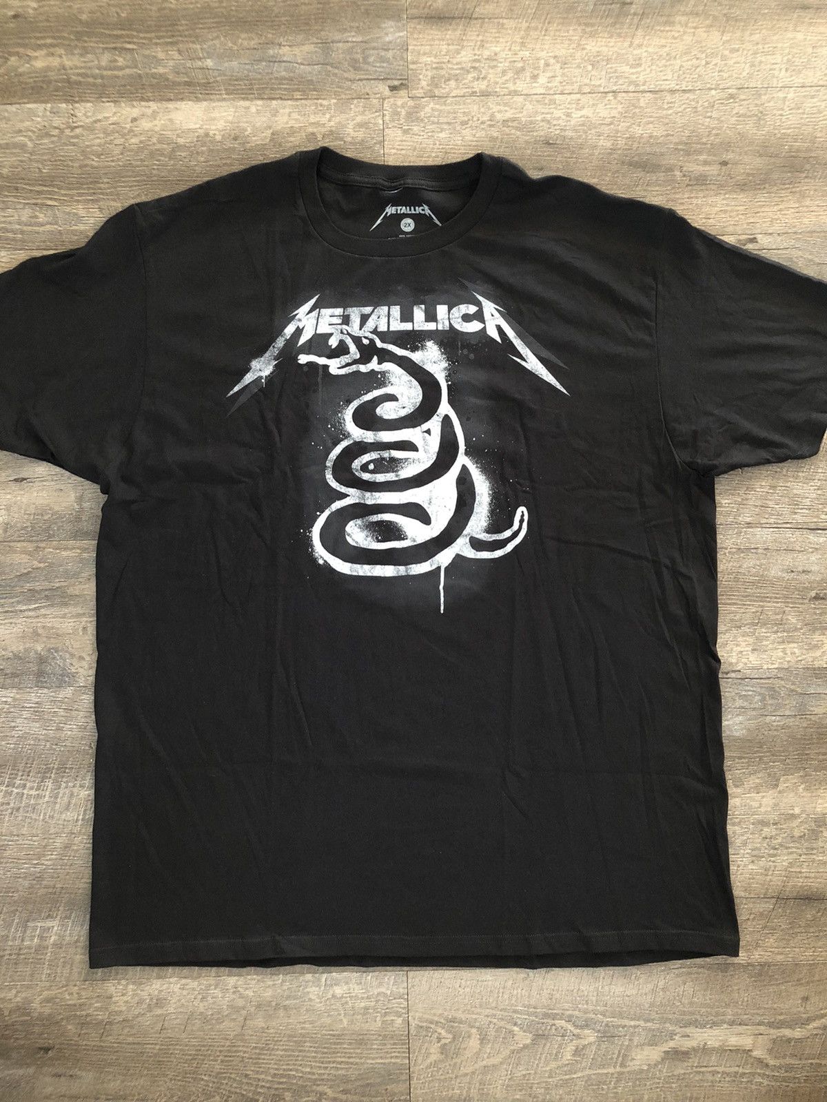 Band Tees × Metallica Metallica Pushead Snake Black Tee Shirt Size XS Size US XS / EU 42 / 0 - 1 Thumbnail