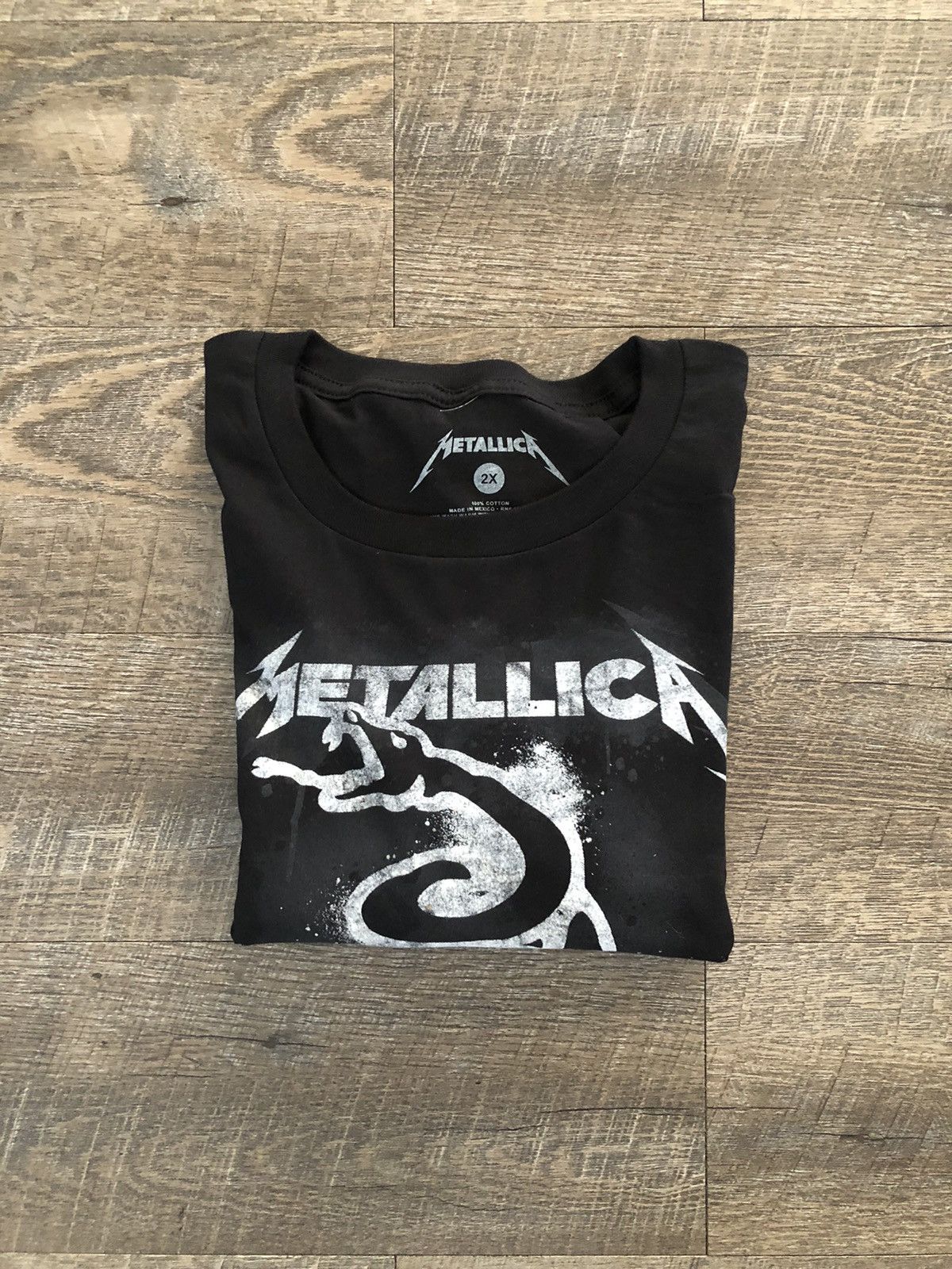 Band Tees × Metallica Metallica Pushead Snake Black Tee Shirt Size XS Size US XS / EU 42 / 0 - 7 Thumbnail
