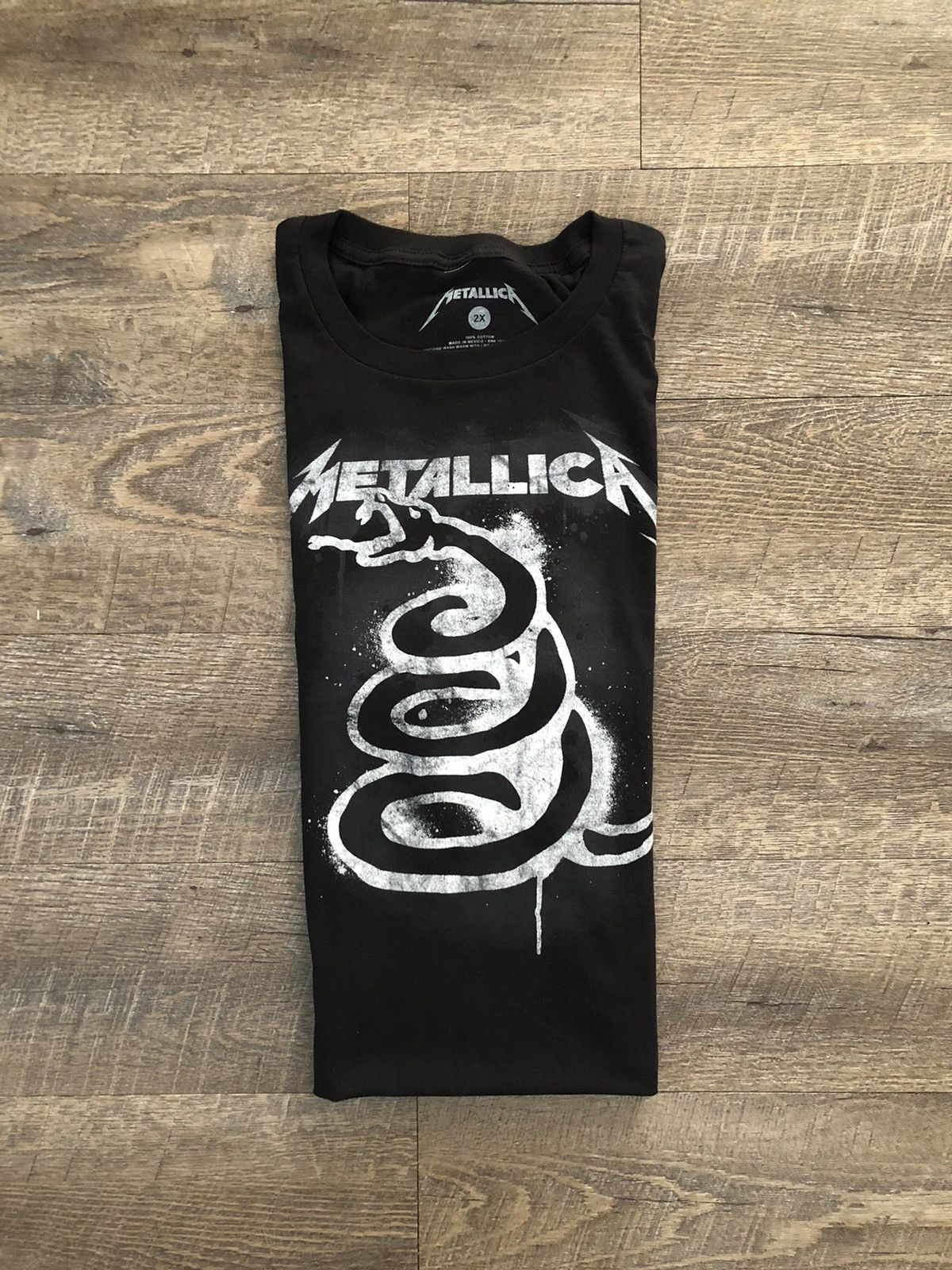 Band Tees × Metallica Metallica Pushead Snake Black Tee Shirt Size XS Size US XS / EU 42 / 0 - 6 Thumbnail