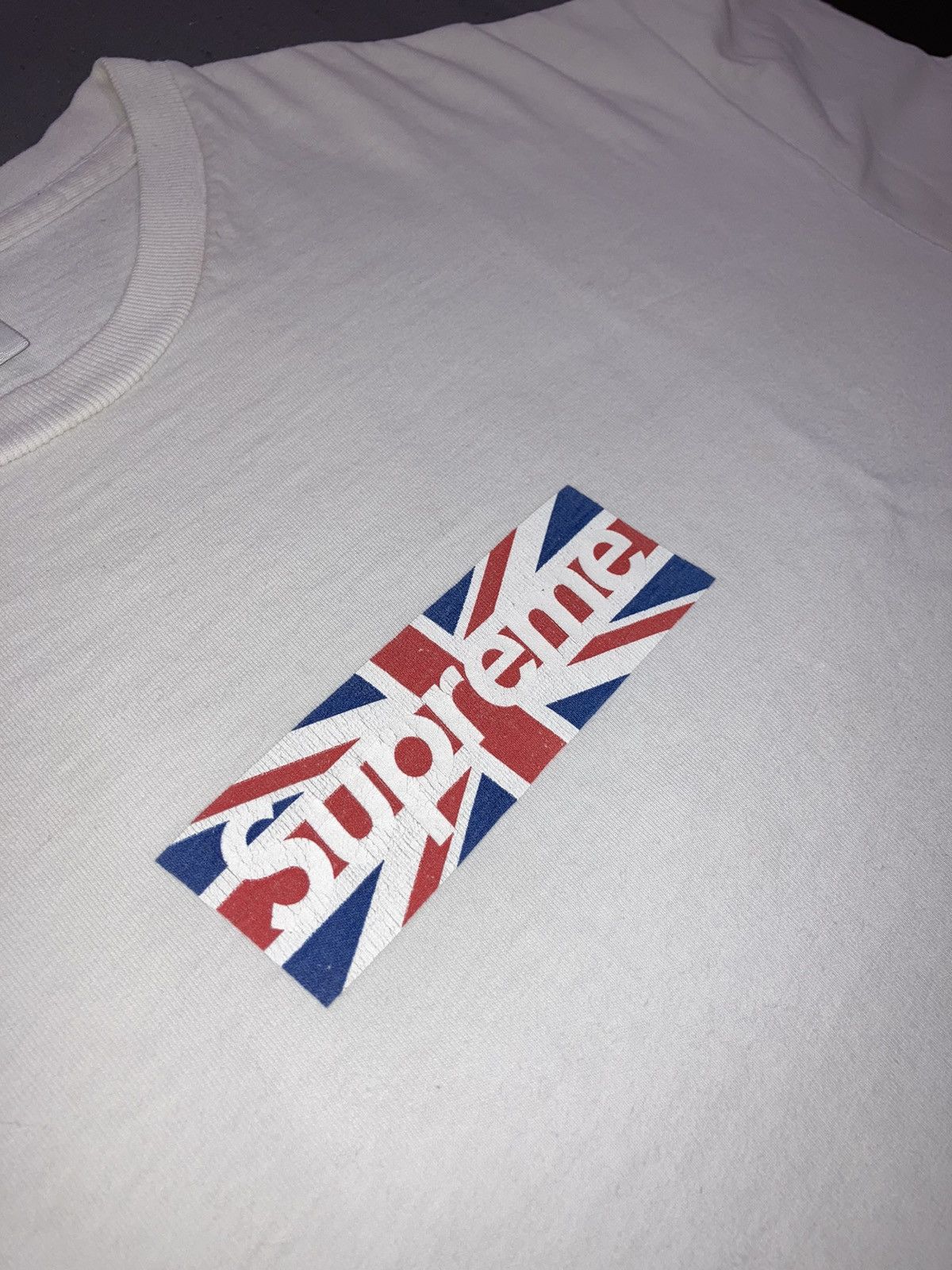 Supreme union jack box logo on sale