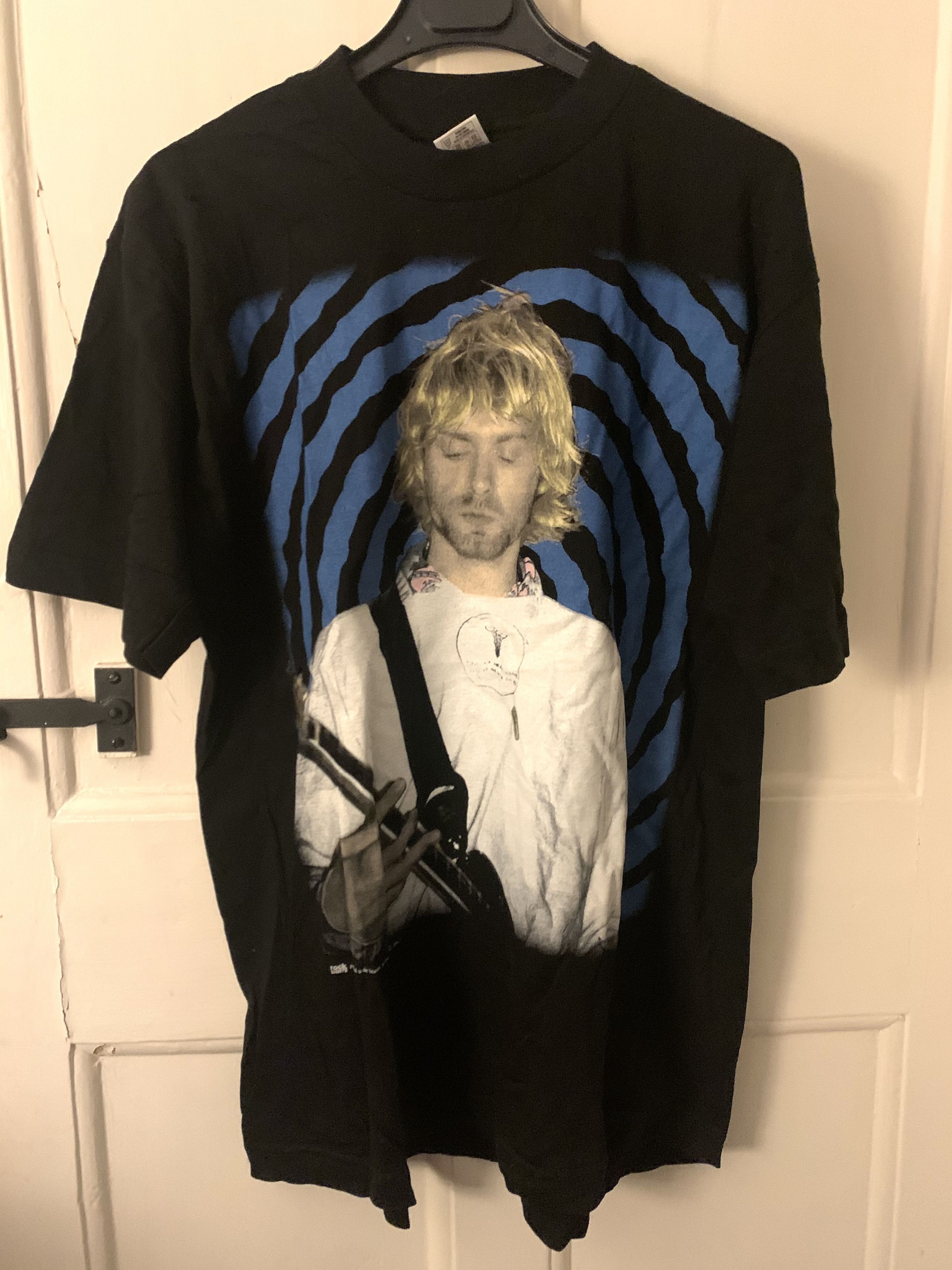 Kurt Cobain Nirvana Vintage Vintage Kurt Cobain Hospital Gown T shirt 1993 Grailed