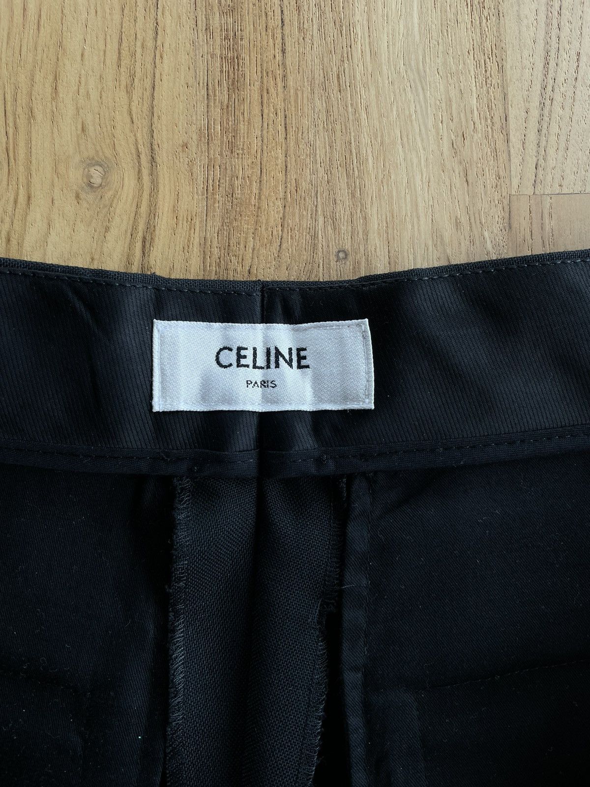 Celine CELINE NEW WAVE PANTS IN WOOL AND MOHAIR WITH TWO PLEATS  