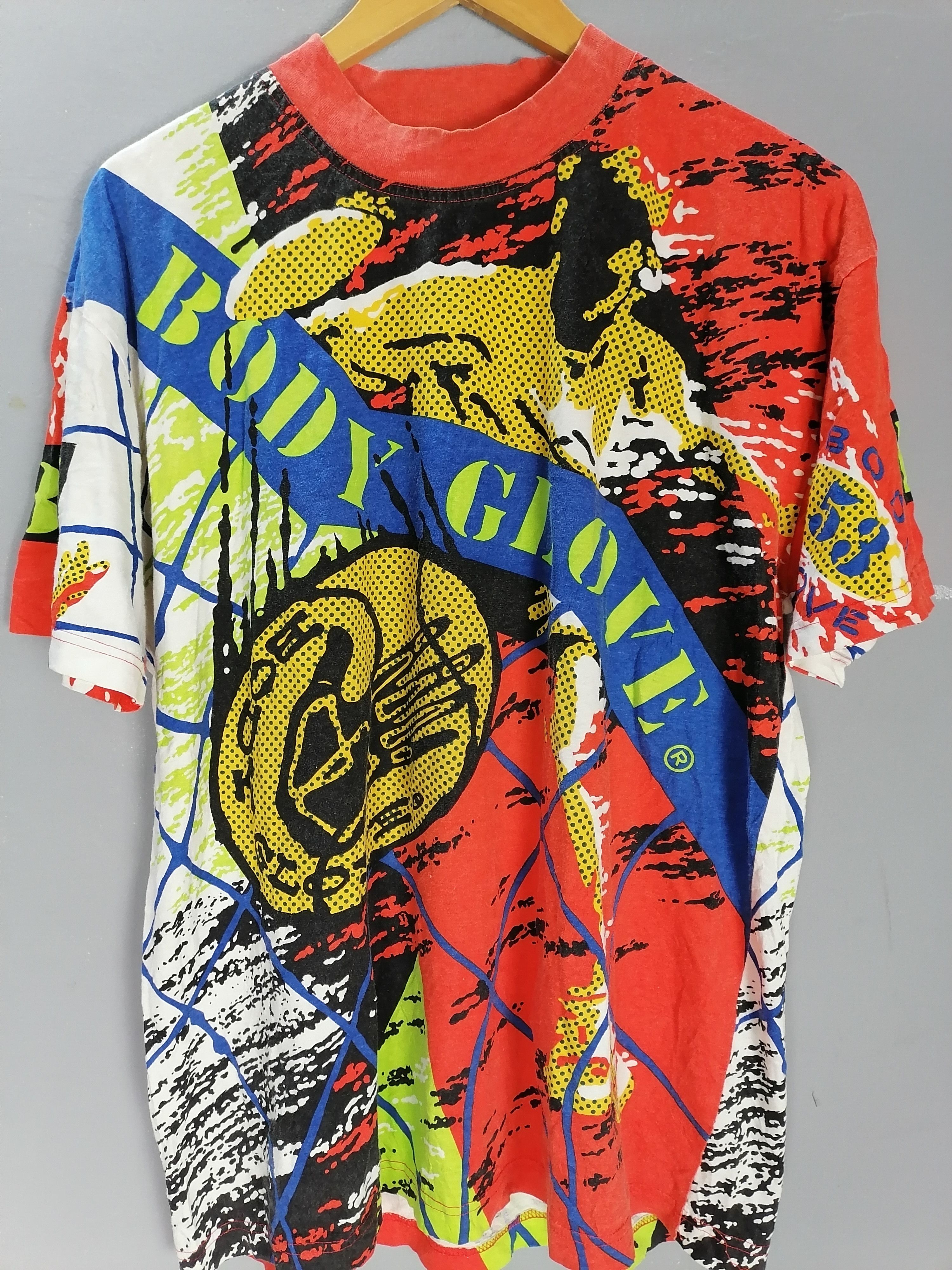 90's Body Glove offers All Over Vintage Shirt