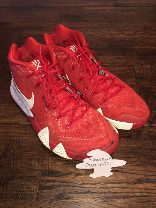 Kyrie 4 clearance university red