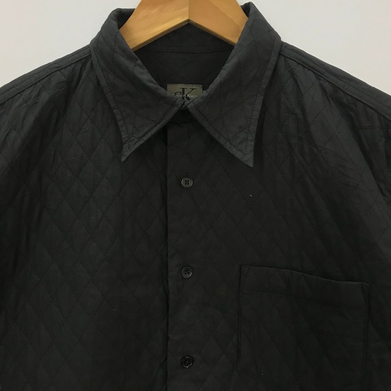Calvin Klein × Vintage 🔥CALVIN KLEIN Button up shirt Puffer design Size US M / EU 48-50 / 2 - 5 Thumbnail