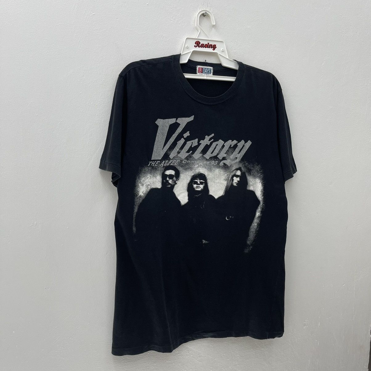 Band Tees × Vintage Victory The Alfee Countdown 93 Vintage 90s T-Shirt Size US L / EU 52-54 / 3 - 6 Thumbnail