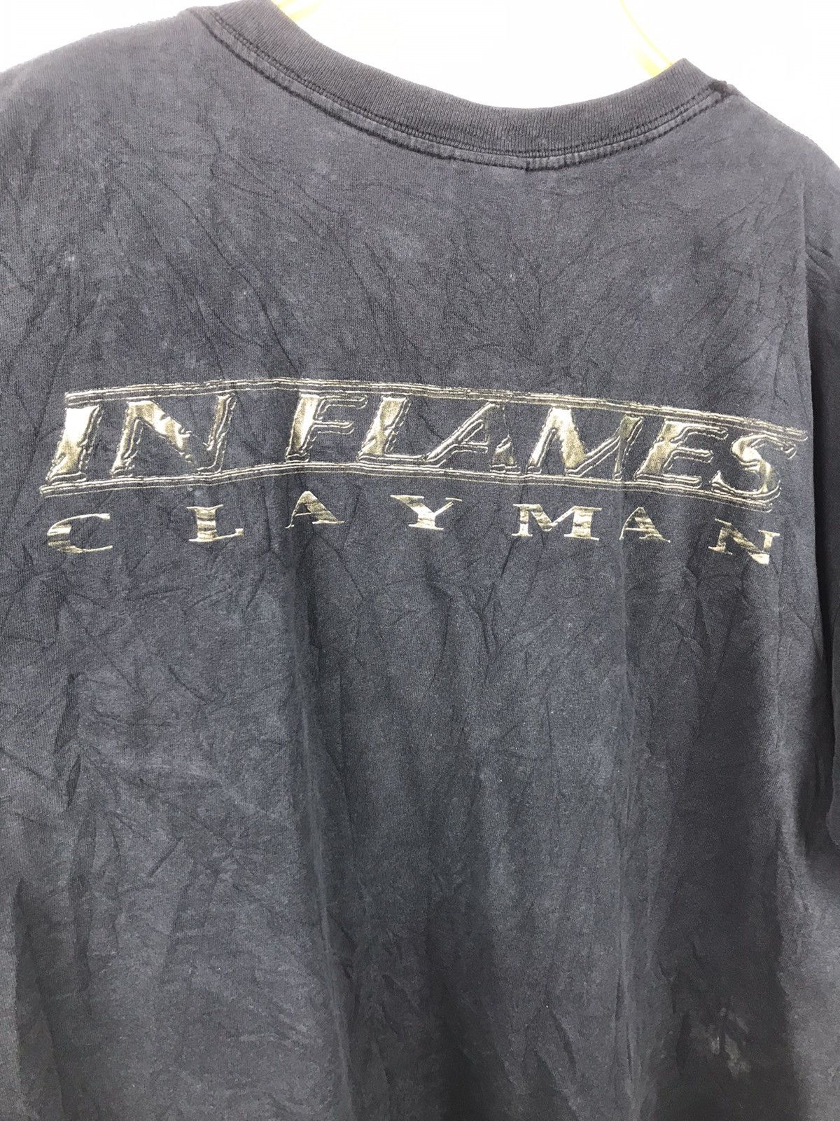 Band Tees × Vintage In Flames Clayman Size US XL / EU 56 / 4 - 4 Thumbnail