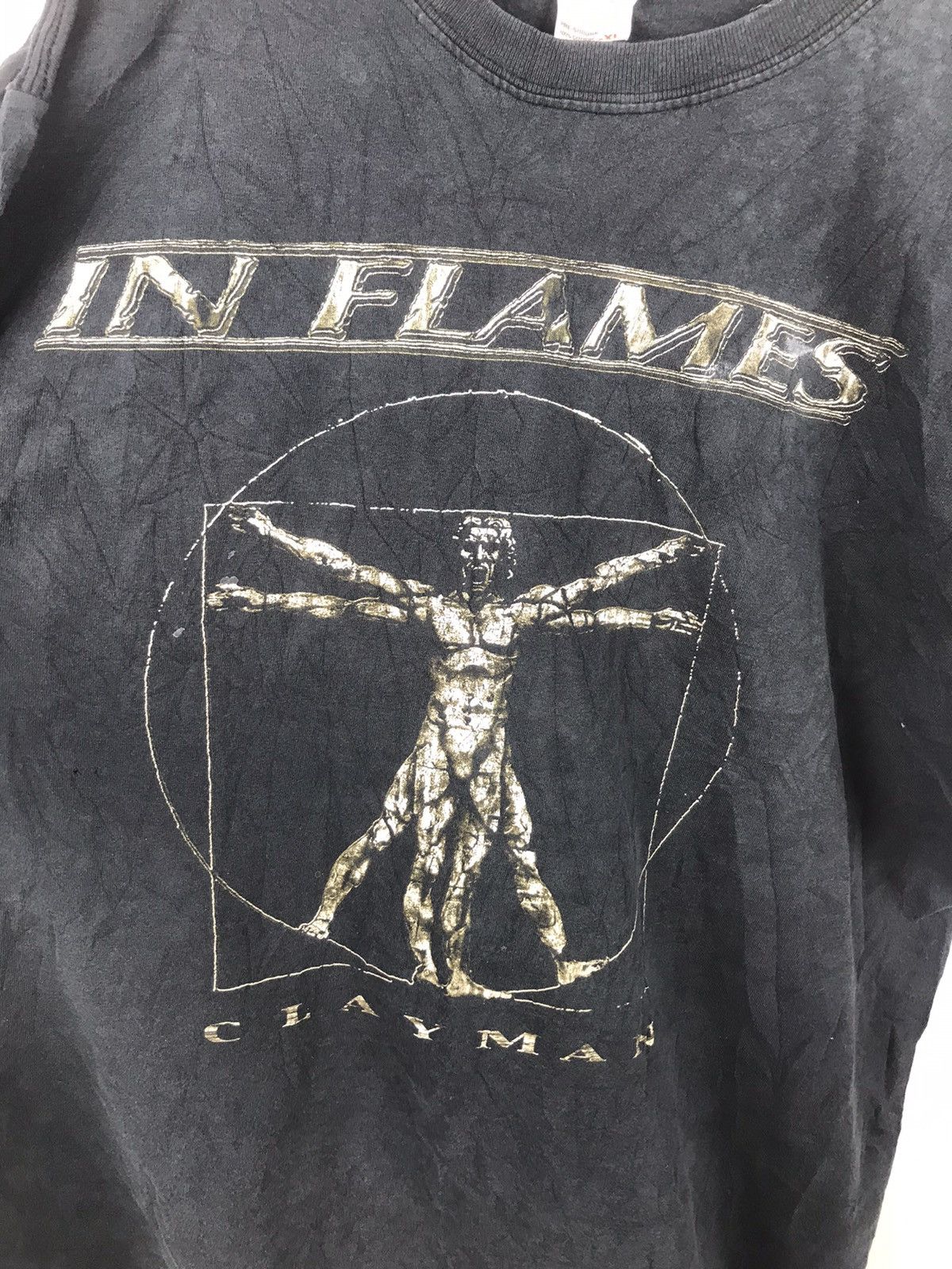 Band Tees × Vintage In Flames Clayman Size US XL / EU 56 / 4 - 3 Thumbnail