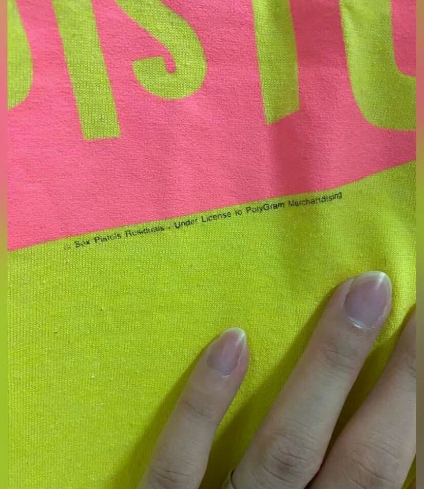 Band Tees Vintage 80's Sex Pistols The Bollocks Tour Tee Size US M / EU 48-50 / 2 - 2 Thumbnail