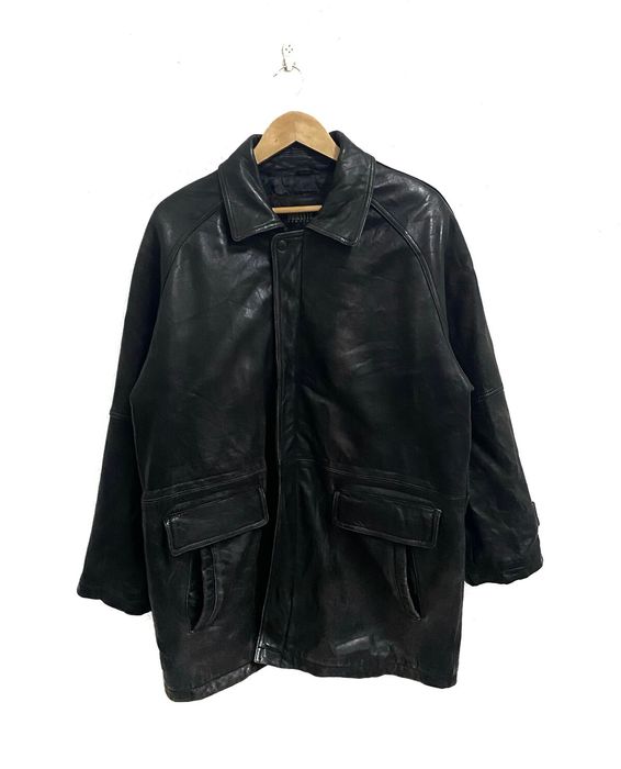 durante old leather bomber jacket 90s - beaconparenting.ie