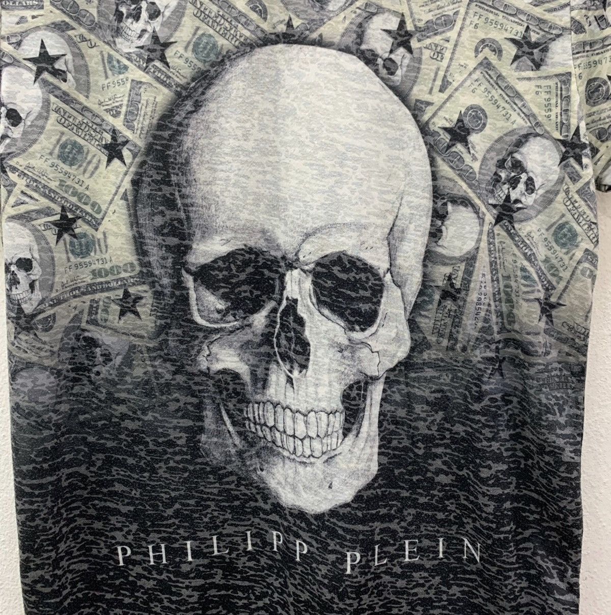 Philipp Plein RARE Philipp Plein Design Skull The United States Fullprint Size US L / EU 52-54 / 3 - 5 Thumbnail