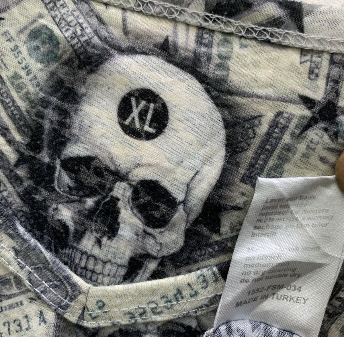 Philipp Plein RARE Philipp Plein Design Skull The United States Fullprint Size US L / EU 52-54 / 3 - 9 Thumbnail