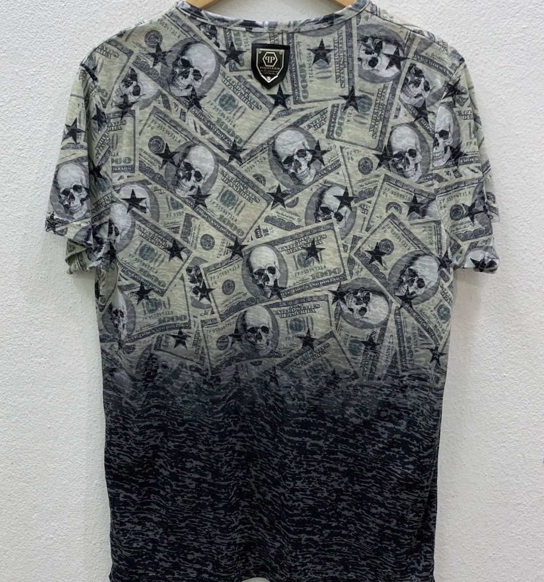 Philipp Plein RARE Philipp Plein Design Skull The United States Fullprint Size US L / EU 52-54 / 3 - 4 Thumbnail