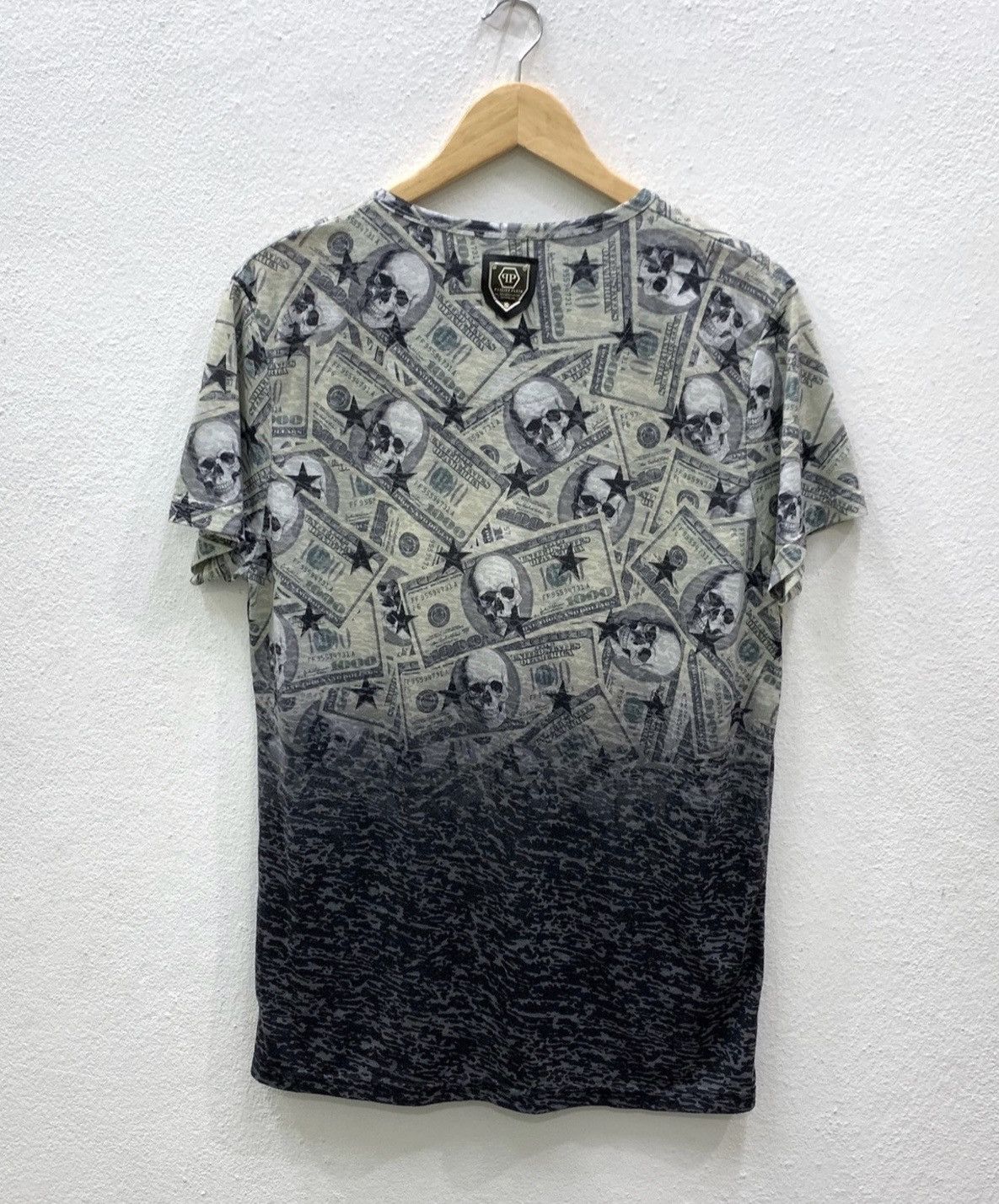 Philipp Plein RARE Philipp Plein Design Skull The United States Fullprint Size US L / EU 52-54 / 3 - 2 Thumbnail