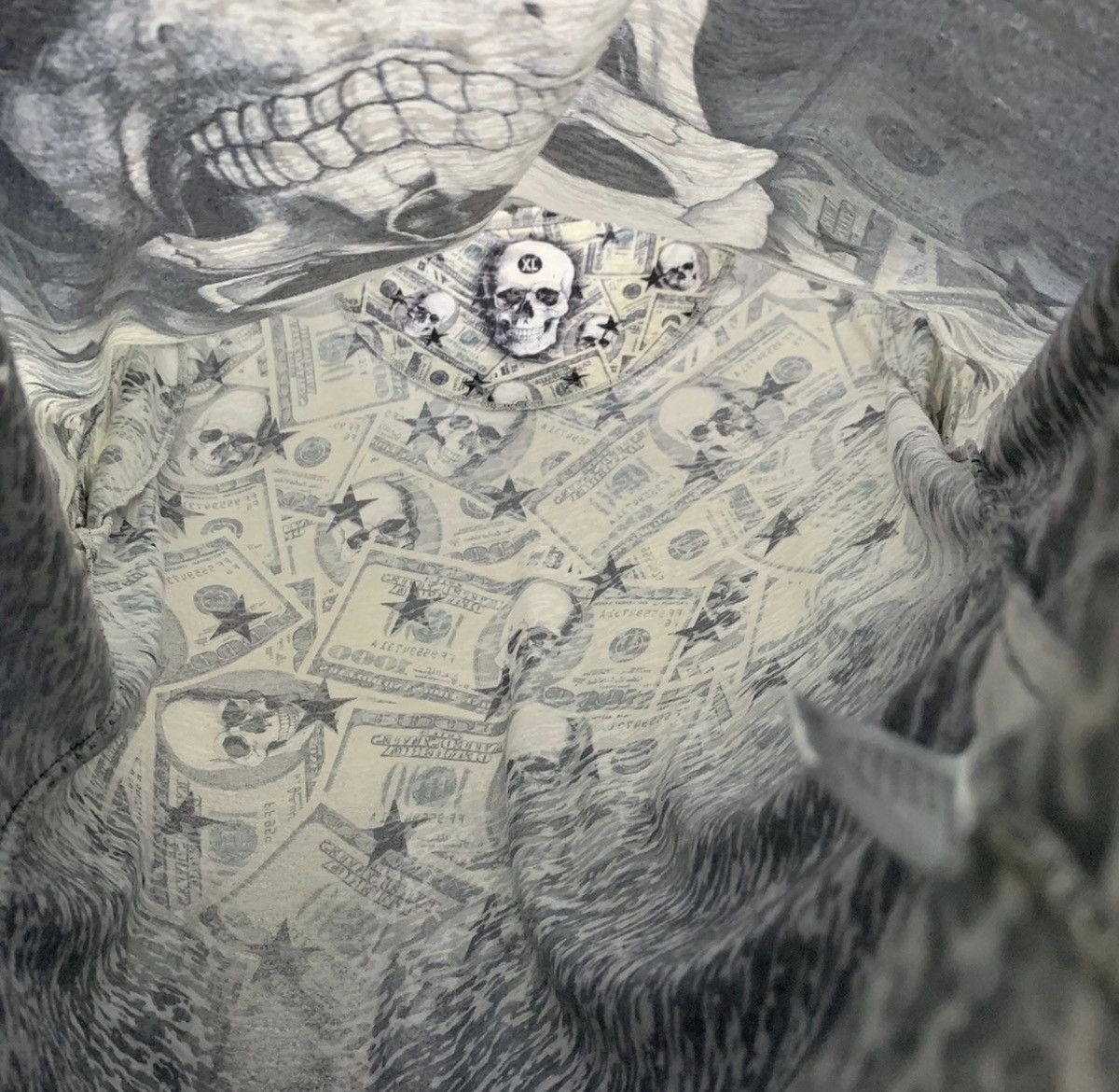 Philipp Plein RARE Philipp Plein Design Skull The United States Fullprint Size US L / EU 52-54 / 3 - 11 Thumbnail