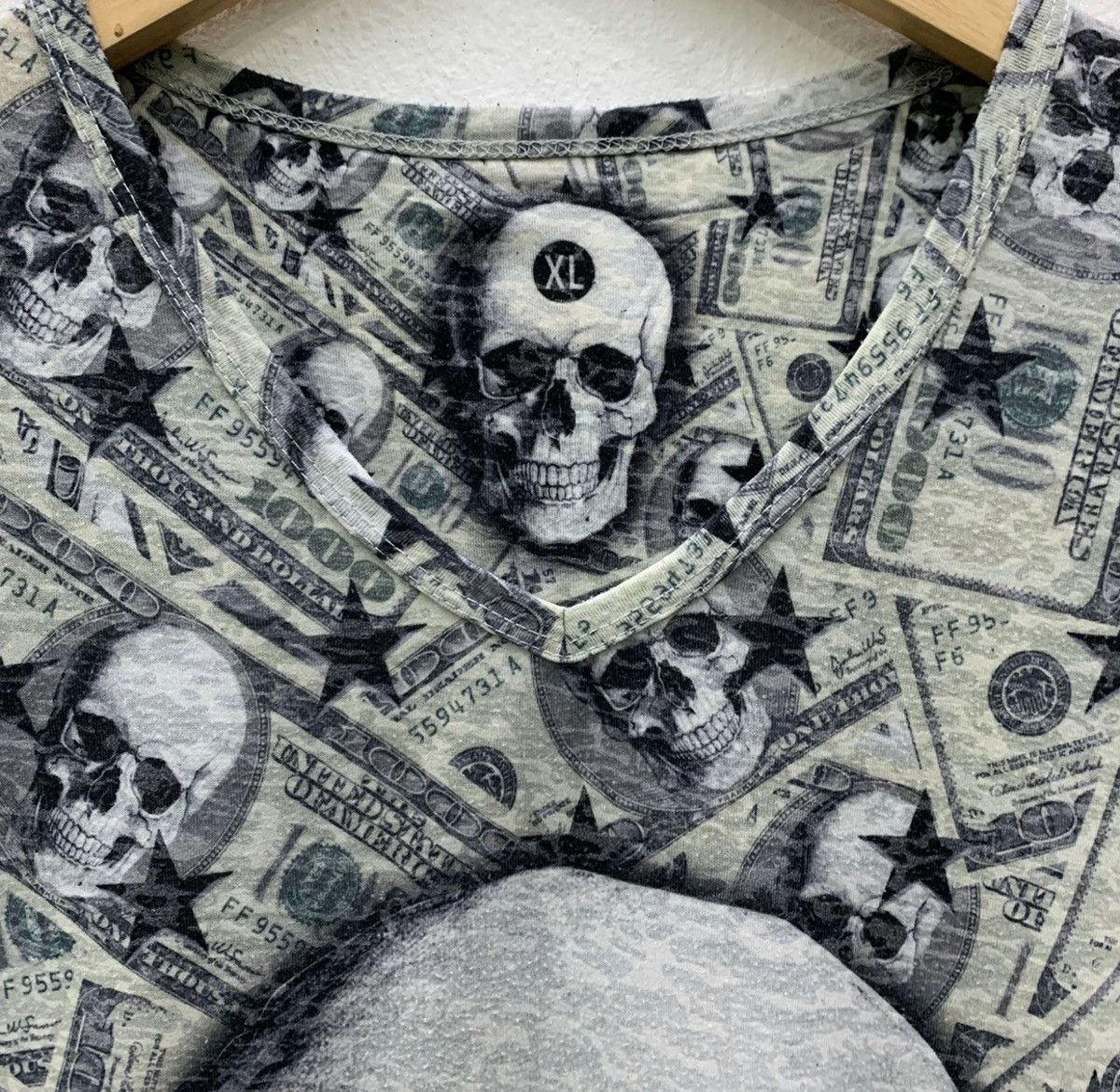Philipp Plein RARE Philipp Plein Design Skull The United States Fullprint Size US L / EU 52-54 / 3 - 7 Thumbnail