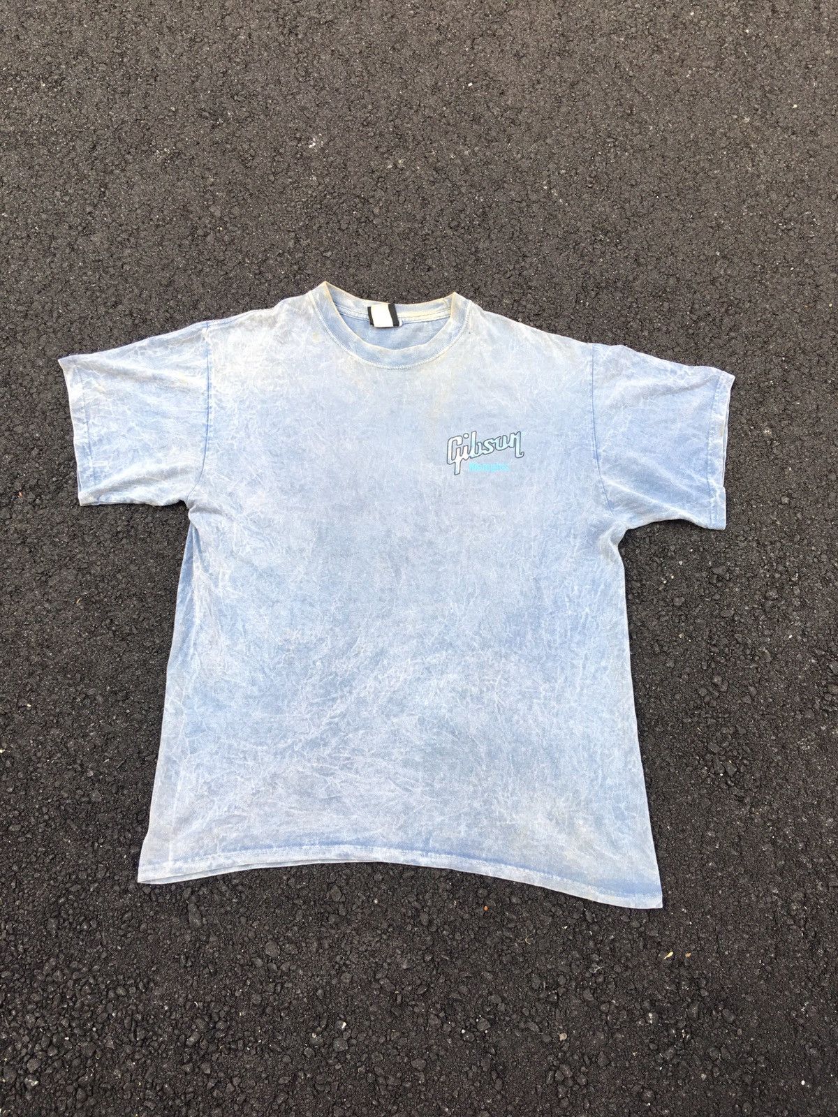 Vintage Vintage Gibson guitar tie dye 2001 promo shirt Size US M / EU 48-50 / 2 - 2 Thumbnail