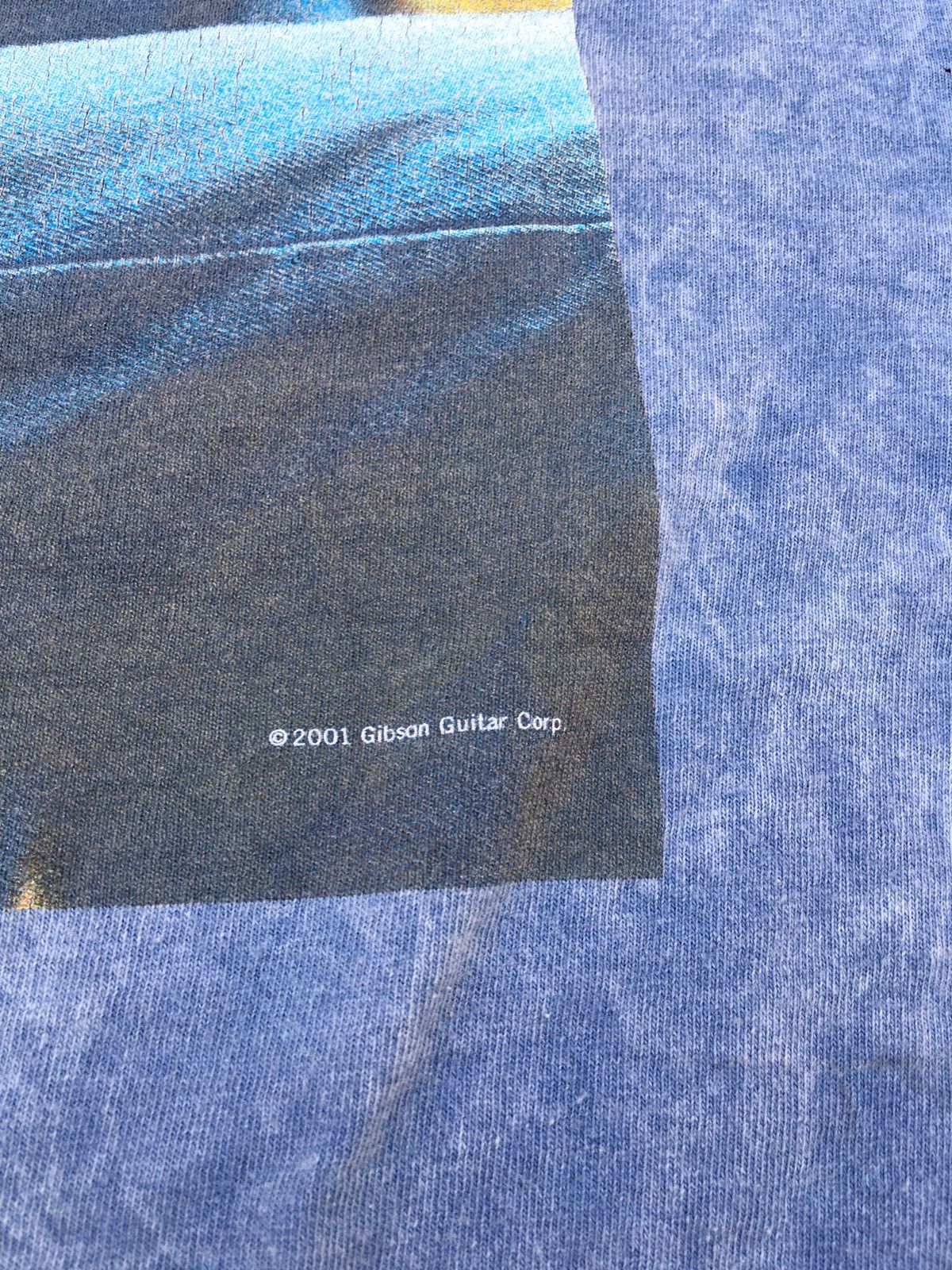 Vintage Vintage Gibson guitar tie dye 2001 promo shirt Size US M / EU 48-50 / 2 - 8 Thumbnail