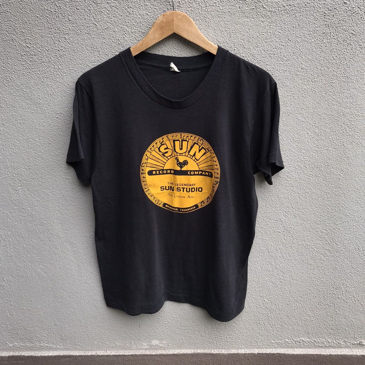 Band Tees Vintage 80s SUN RECORDS tee elvis presley Size US M / EU 48-50 / 2 - 1 Thumbnail